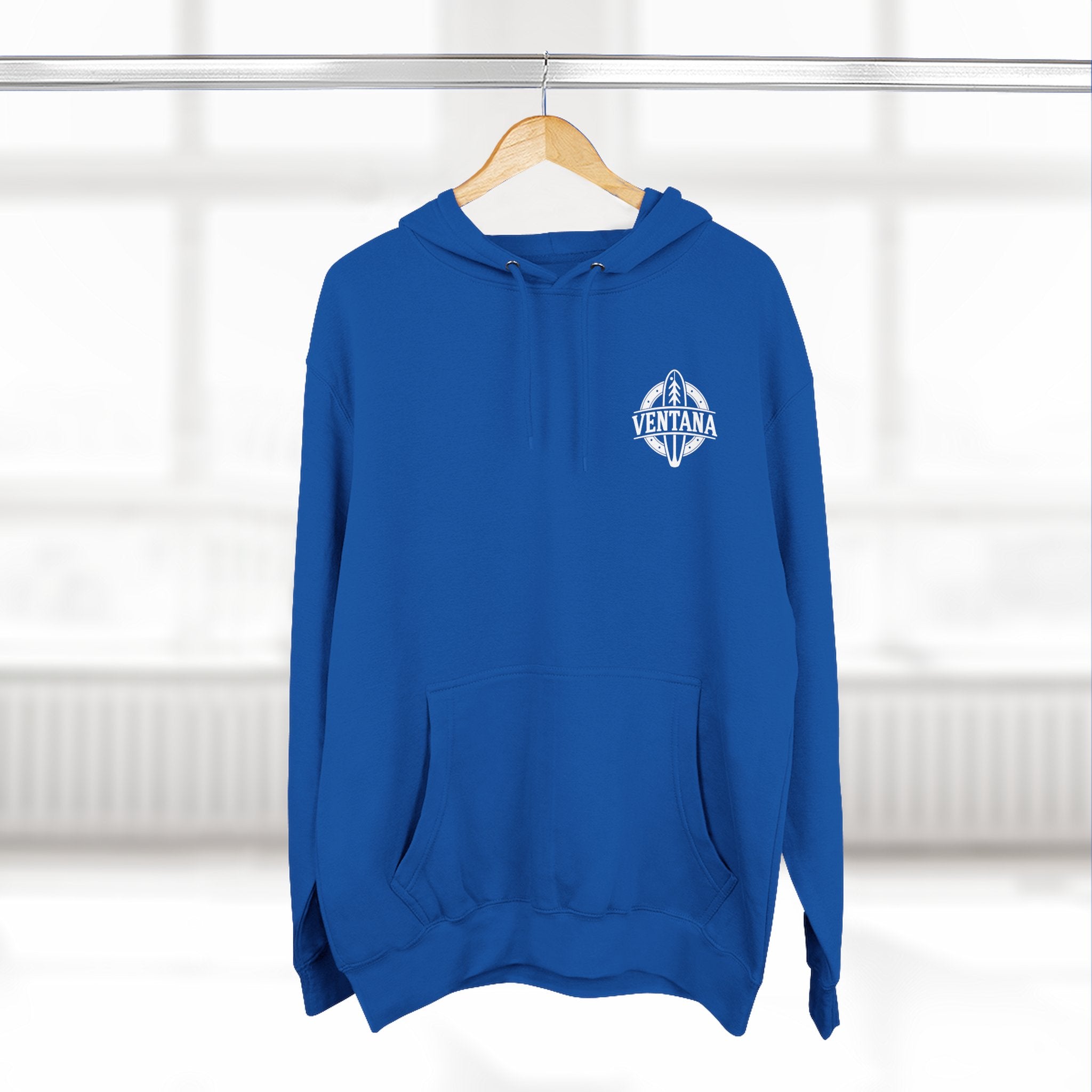 Ventana Surfsquatch by Thiago Bianchini Unisex - Pull-Over Cotton Blend Fleece Hoodie