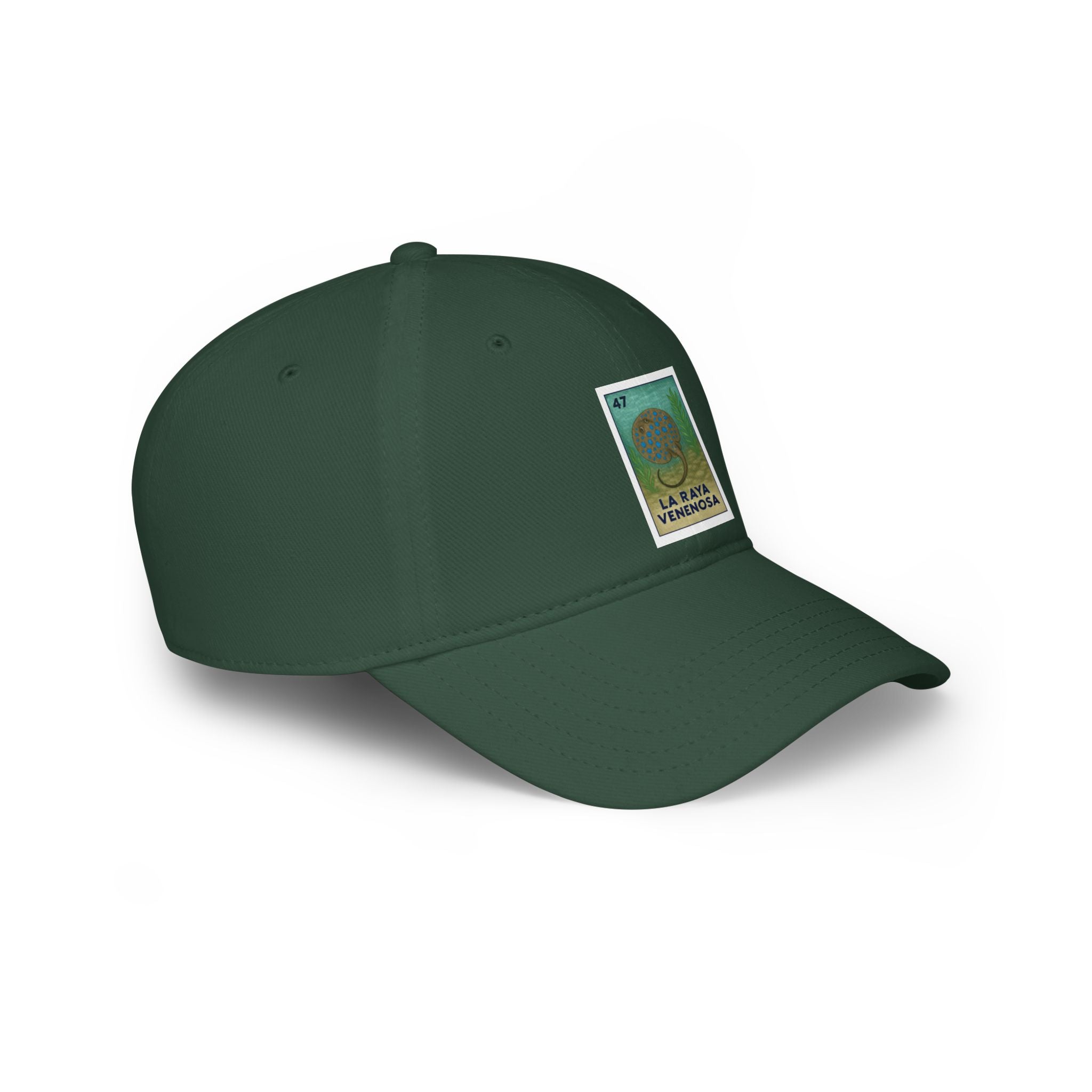 Stingray Lotería Unisex - 100% Cotton Baseball Cap (La Raya Venenosa)