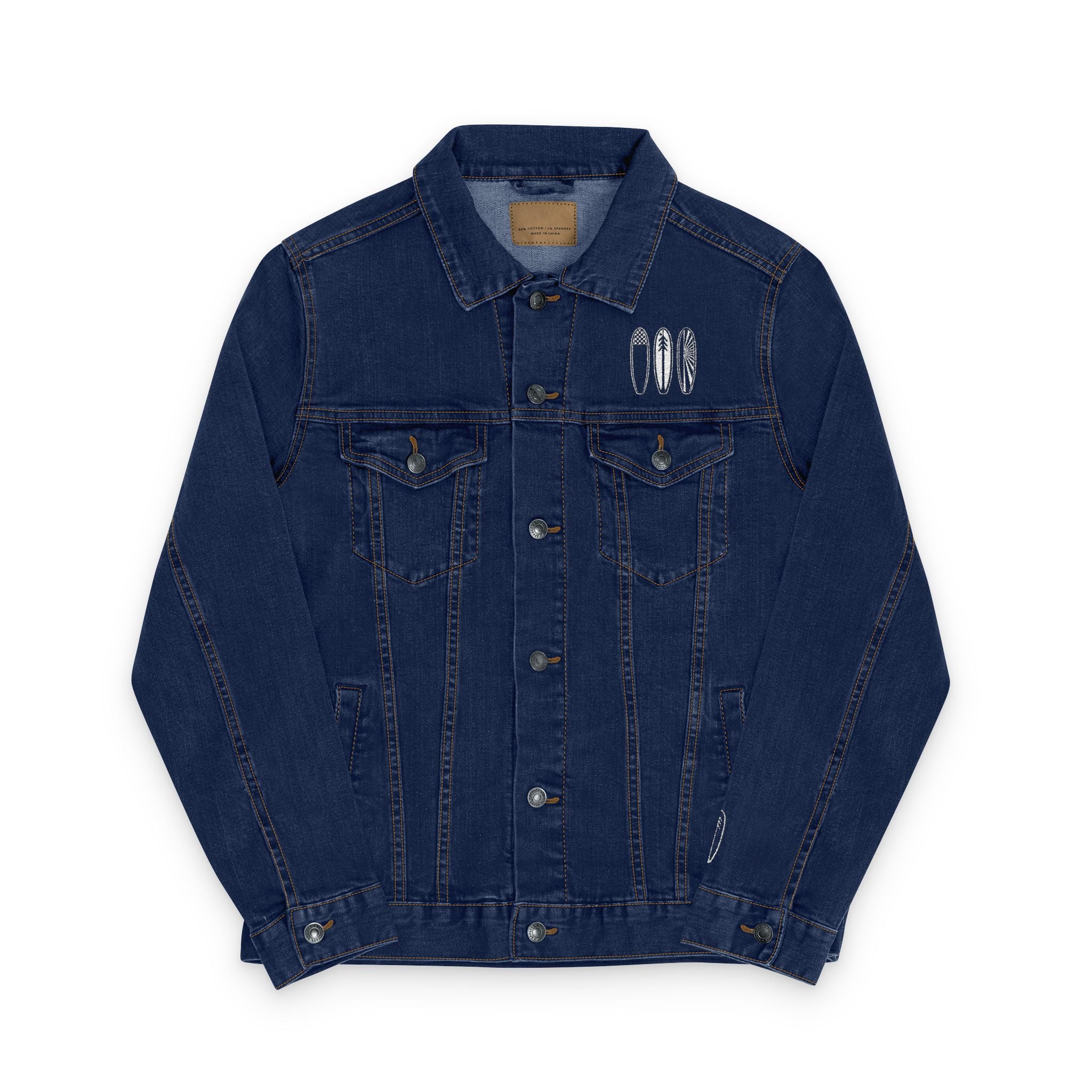 Ventana Three Boards Denim Embroidered Jacket Unisex