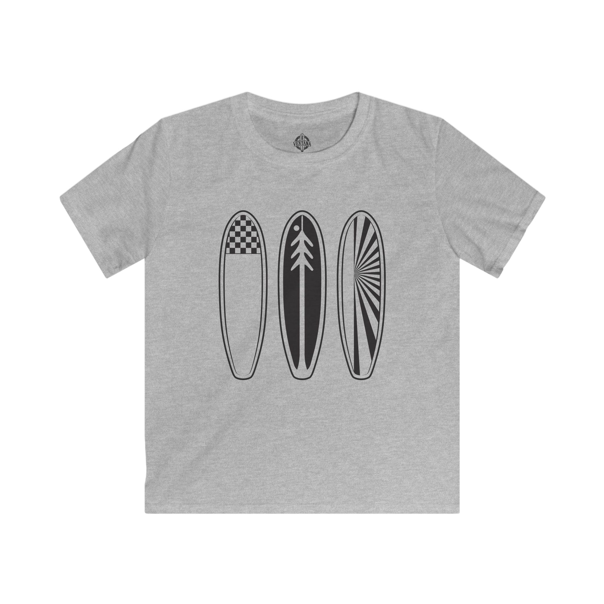 Ventana Three Board Kids - Soft Style U.S. Cotton T-Shirt