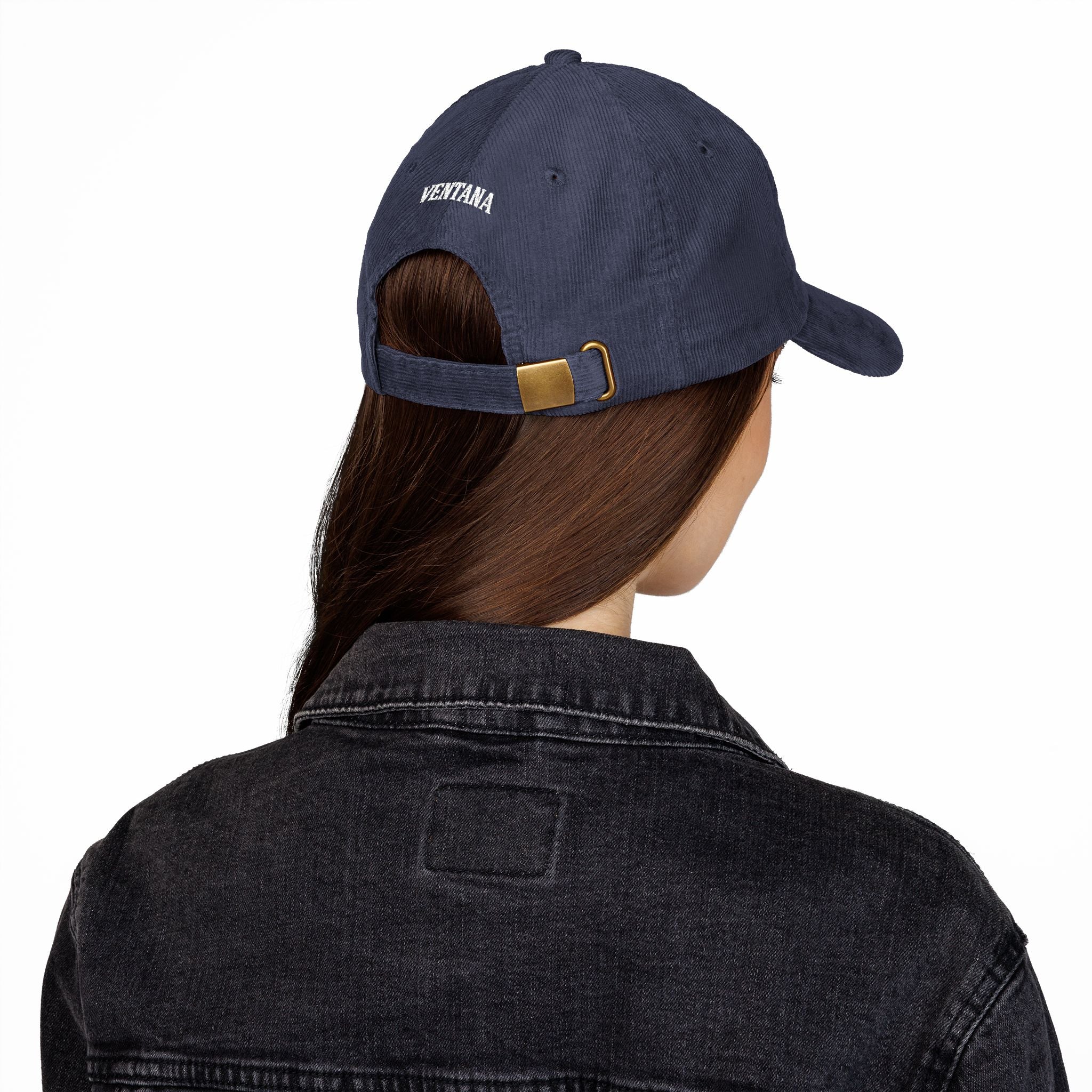 Aptos California Upside Down Embroidered Corduroy Cap - 100% Cotton