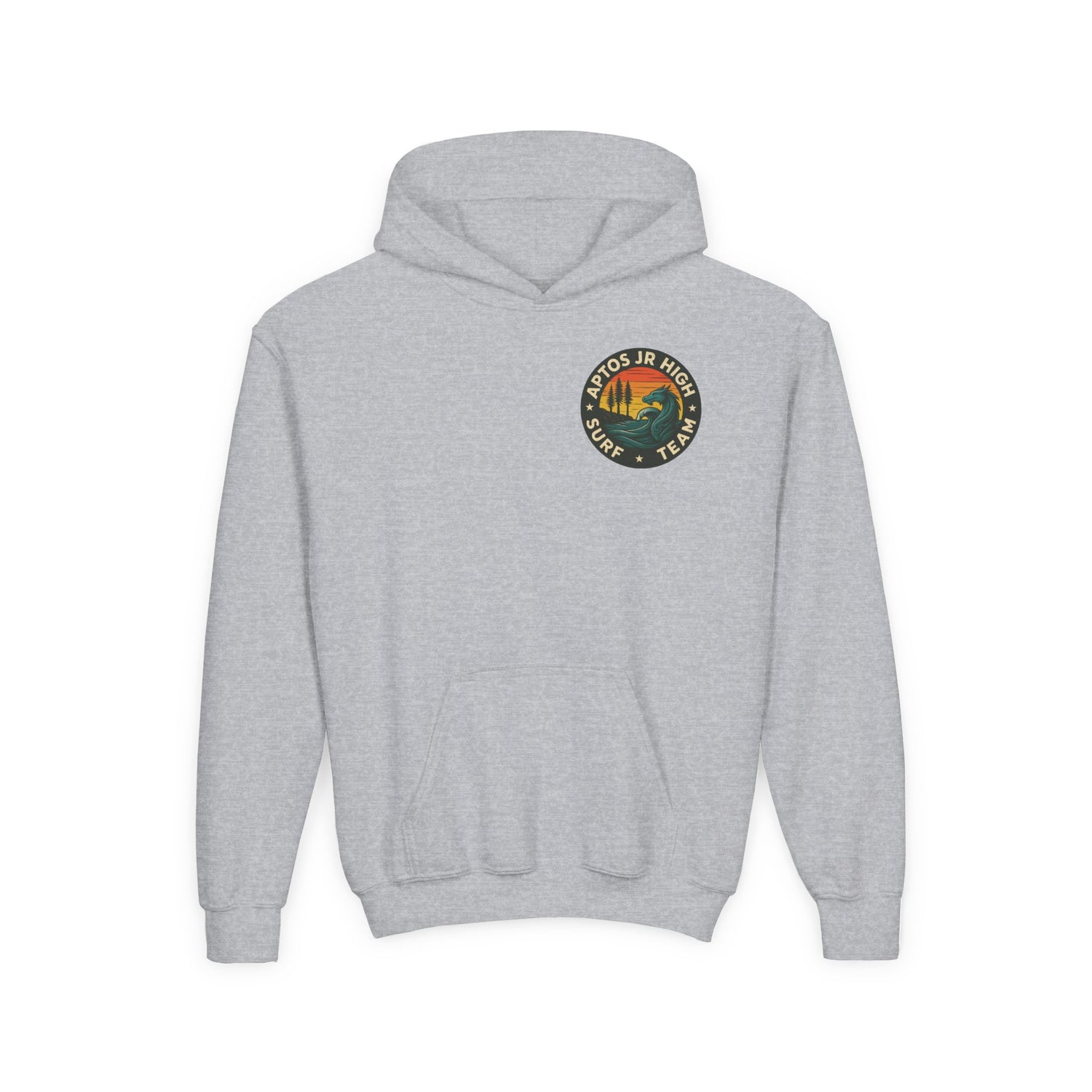 Aptos Jr High Surf Team Youth Pull-Over Hoodie - Heavy Blend Sweatshirt