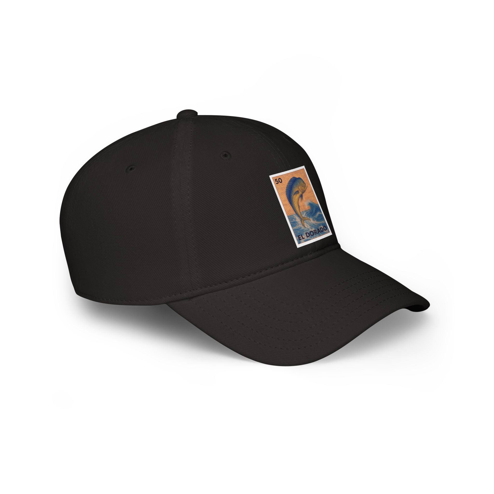 Dorado Lotería Unisex - 100% Cotton Baseball Cap (El Tiburón)