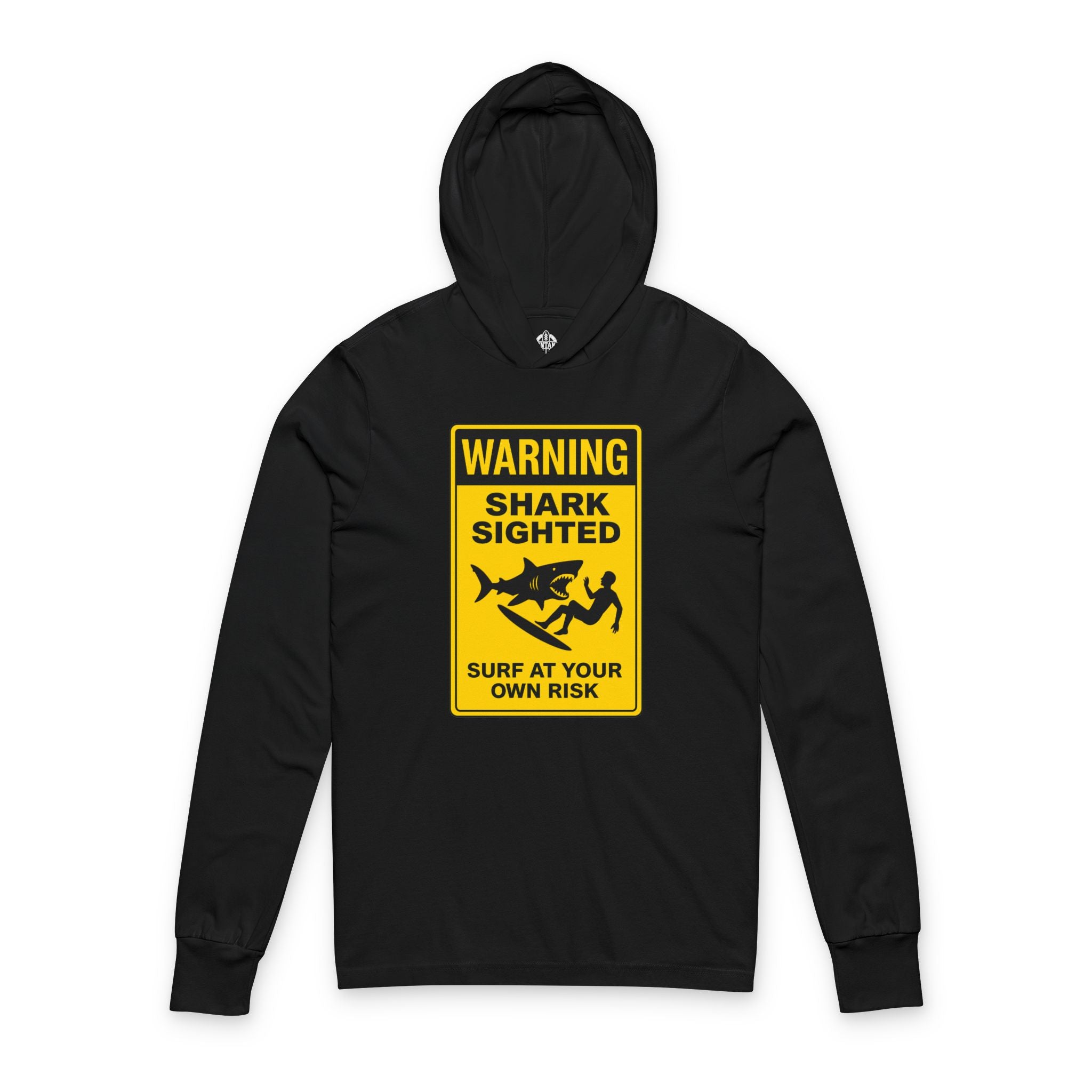Shark Sighted Team Unisex - Cotton Long Sleeve Hooded T-Shirt