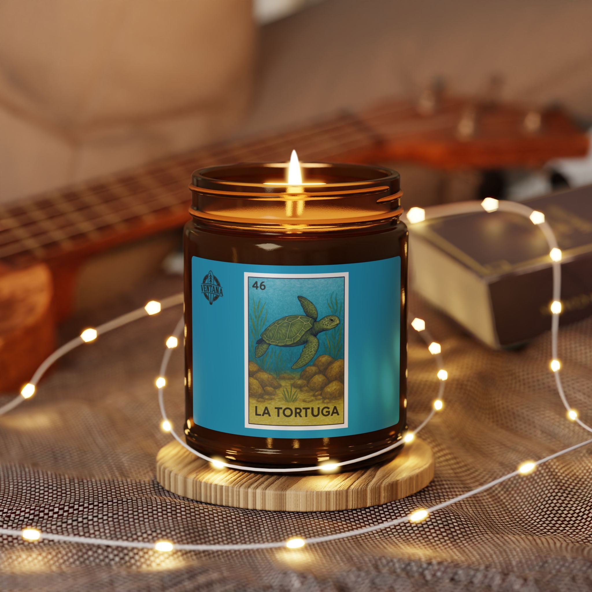 Turtle Lotería - Scented Soy Candle (La Tortuga)