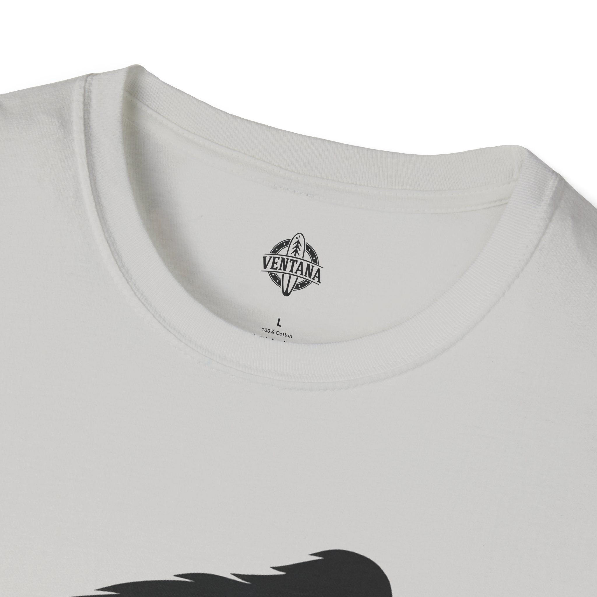 Ventana Shreddy Yeti Snowboard Unisex - U.S. Cotton T-Shirt