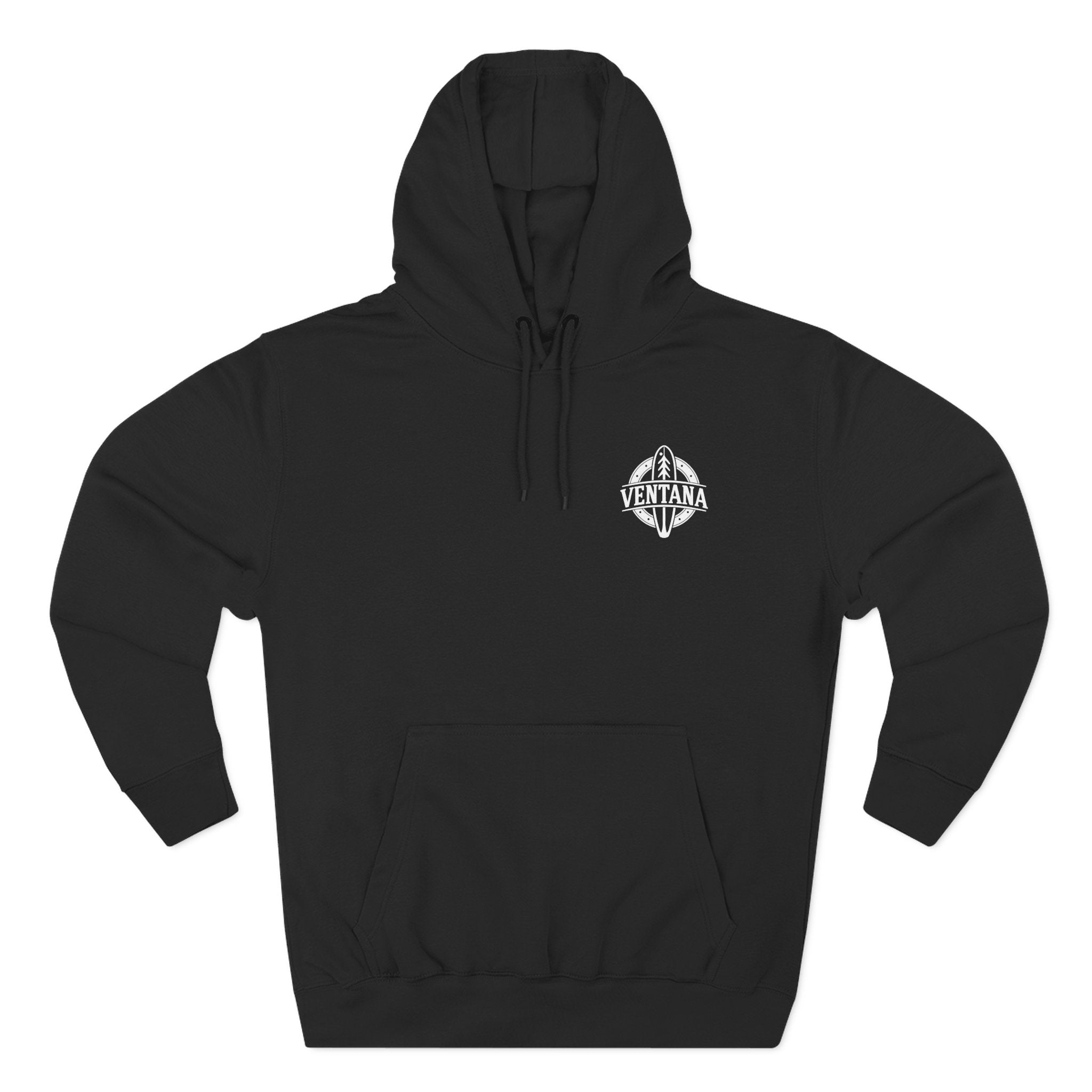 Ventana Surfsquatch by Thiago Bianchini Unisex - Pull-Over Cotton Blend Fleece Hoodie