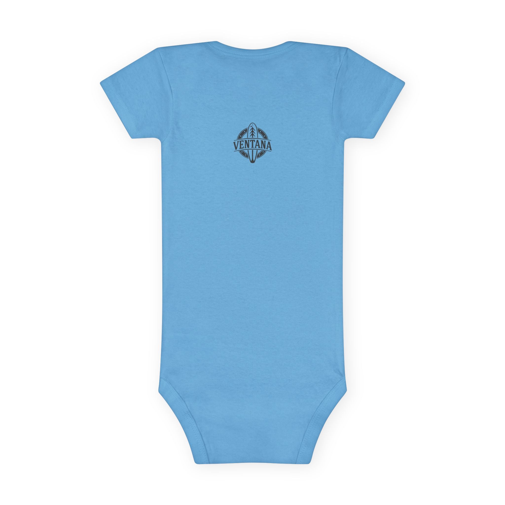 Queen of Hearts Surfer - Baby Short Sleeve 100% Cotton Onesie