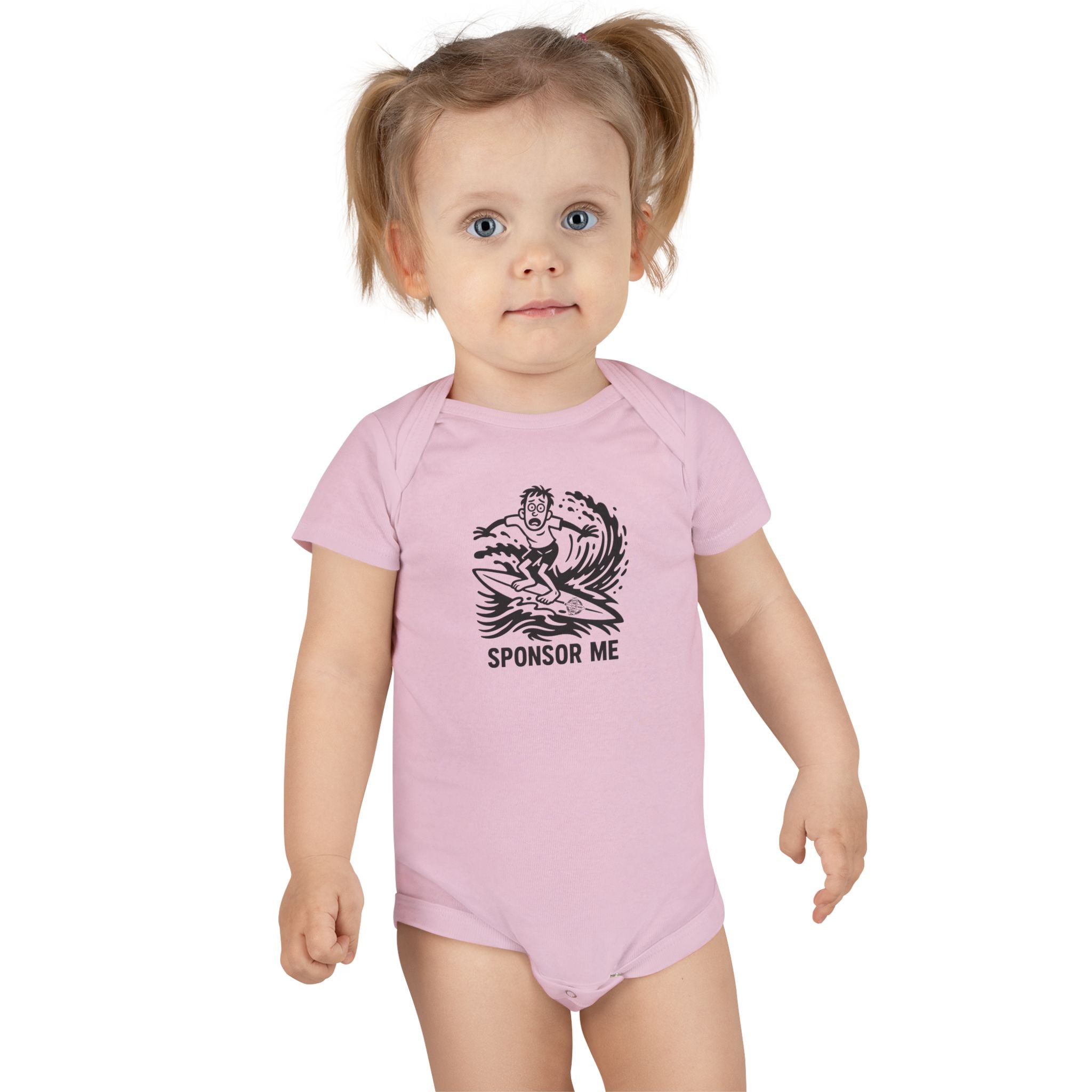 Sponsor Me - Baby Short Sleeve 100% Cotton Onesie