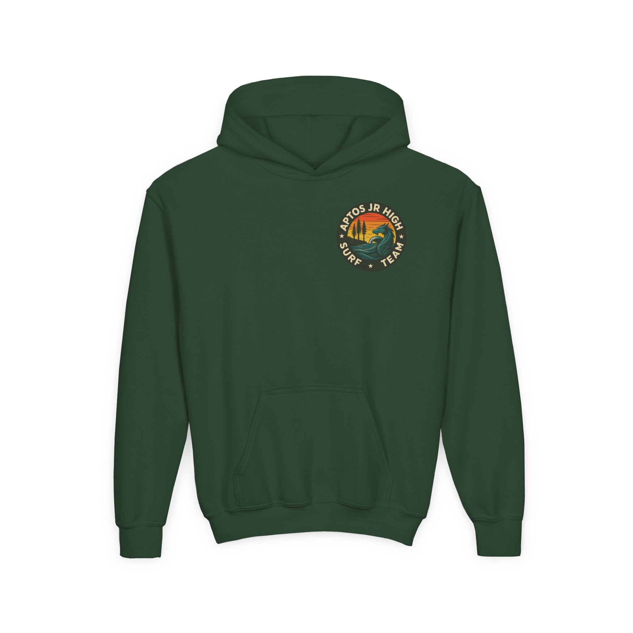 Aptos Jr High Surf Team Youth Pull-Over Hoodie - Heavy Blend Sweatshirt