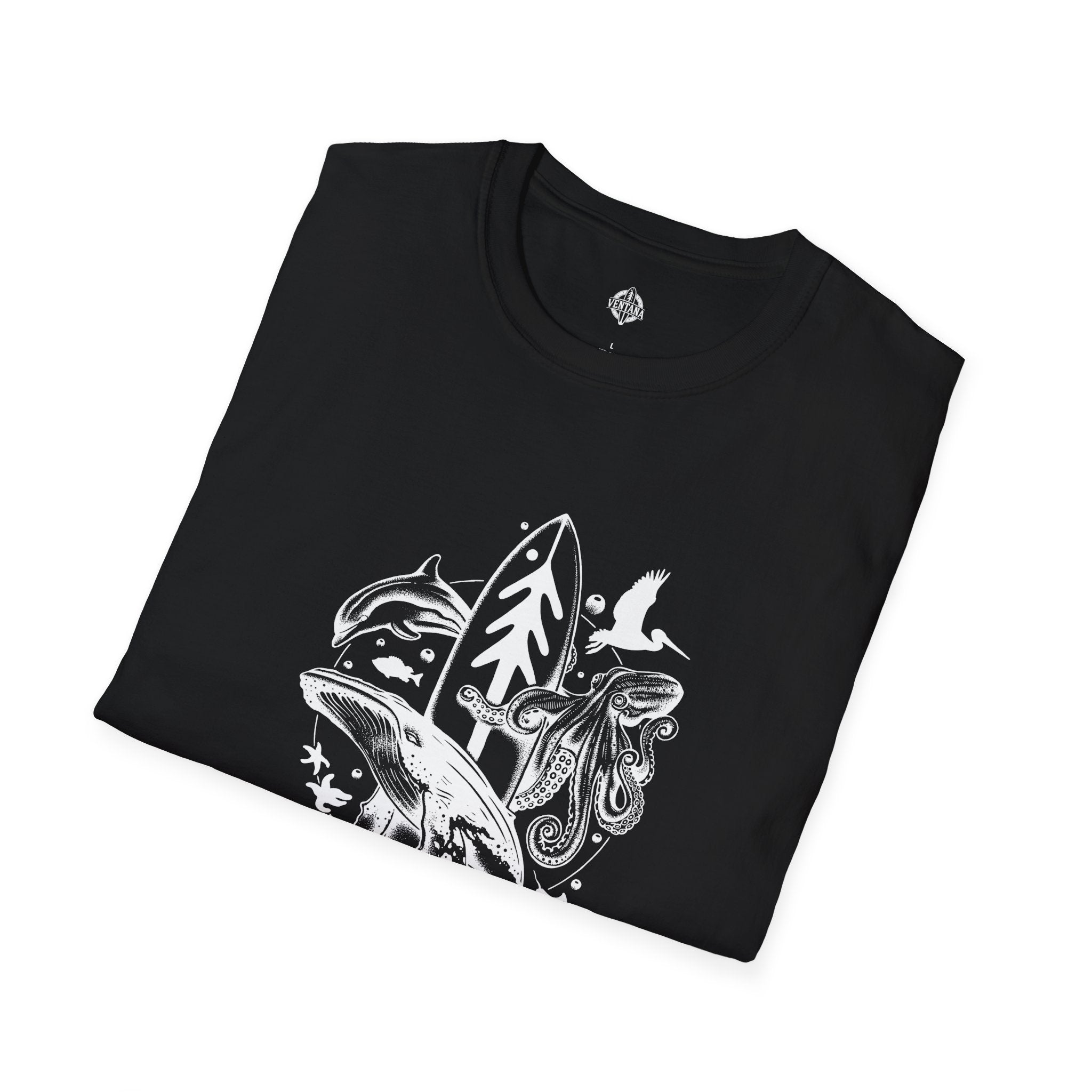 Ventana Monterey Bay by Thiago Bianchini Unisex - Soft Style U.S. Cotton T-Shirt