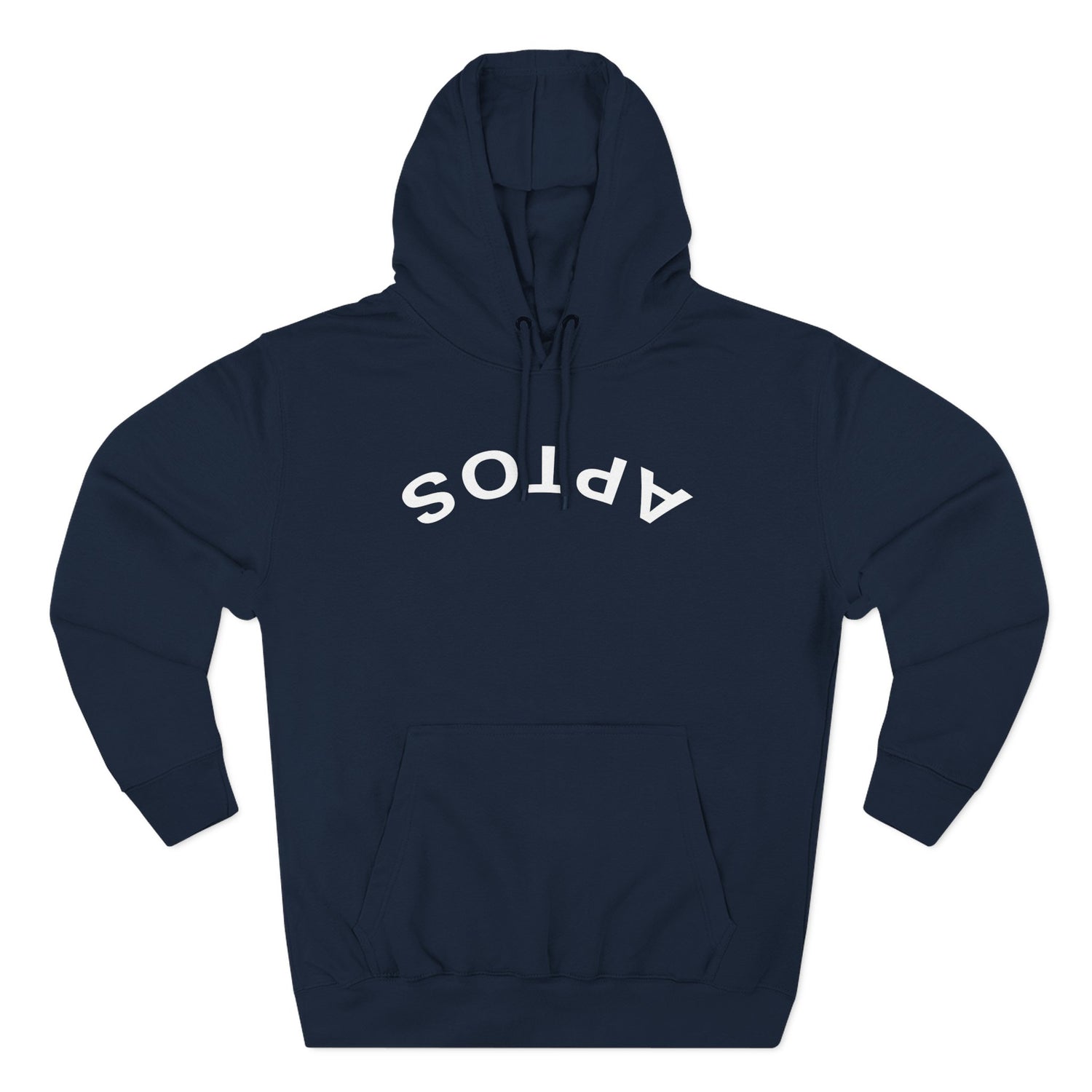 Aptos California Upside Down Unisex - Pull-Over Cotton Blend Fleece Hoodie