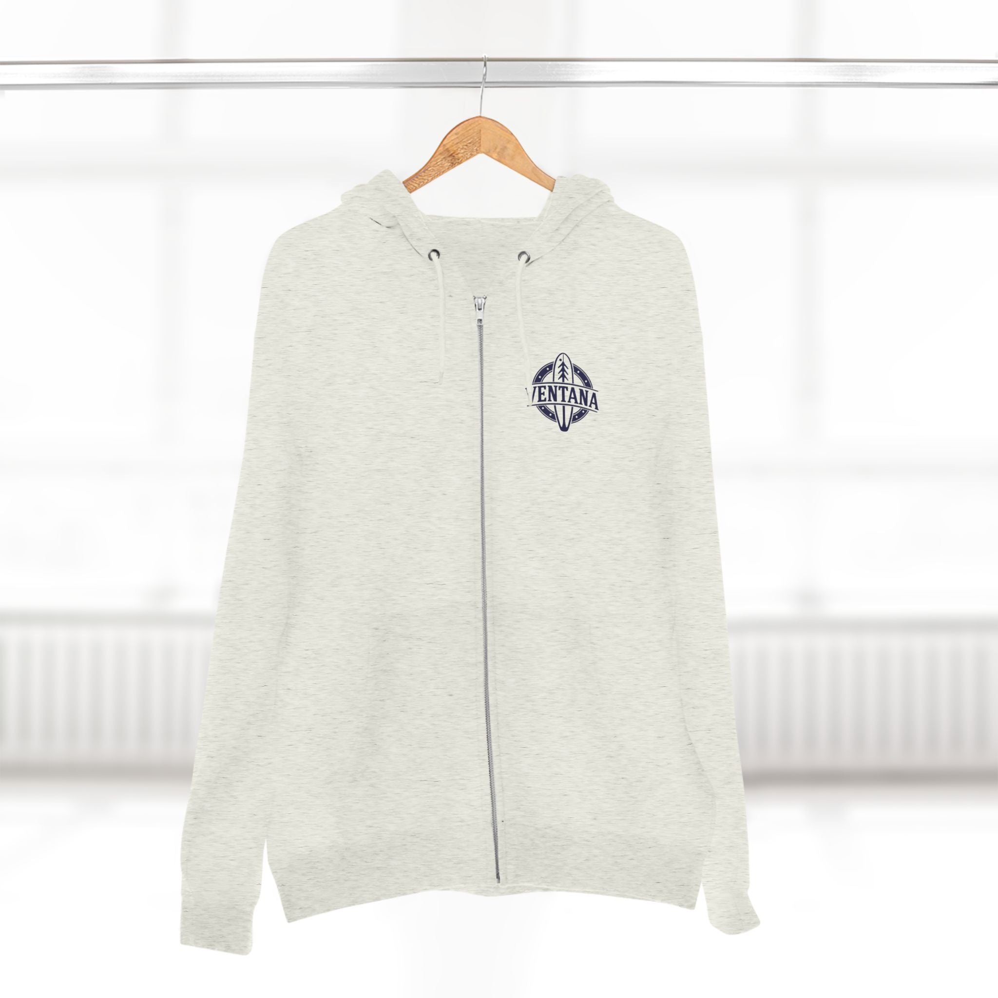 Ventana Marine Life by Lili Arnold Unisex - Zip Cotton Blend Fleece Hoodie