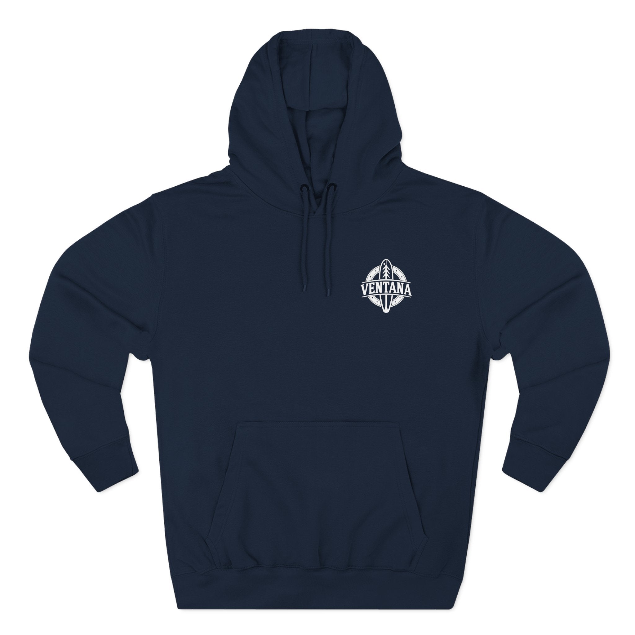 Ventana Surfsquatch by Thiago Bianchini Unisex - Pull-Over Cotton Blend Fleece Hoodie