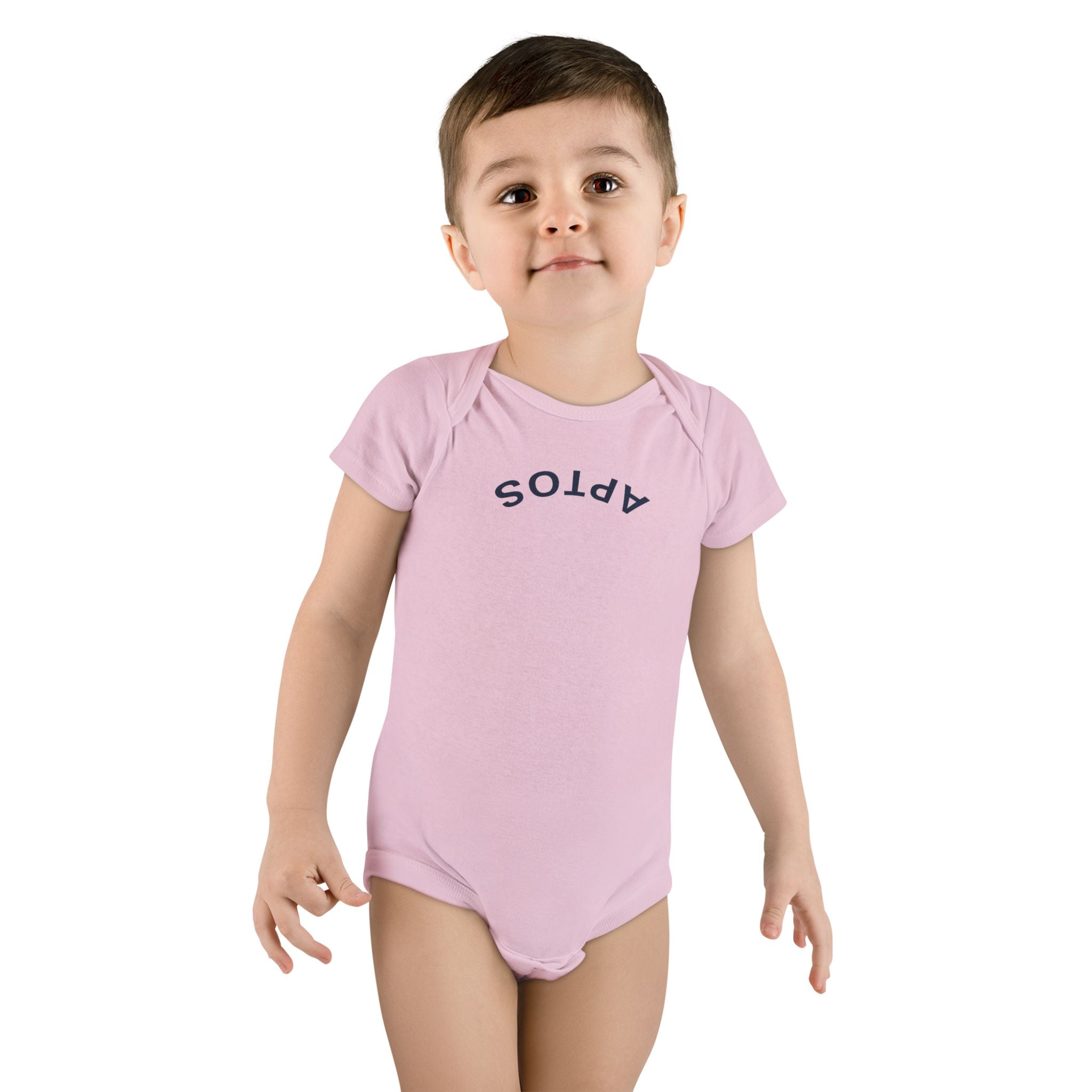 Aptos California Upside Down - Baby Short Sleeve 100% Cotton Onesie