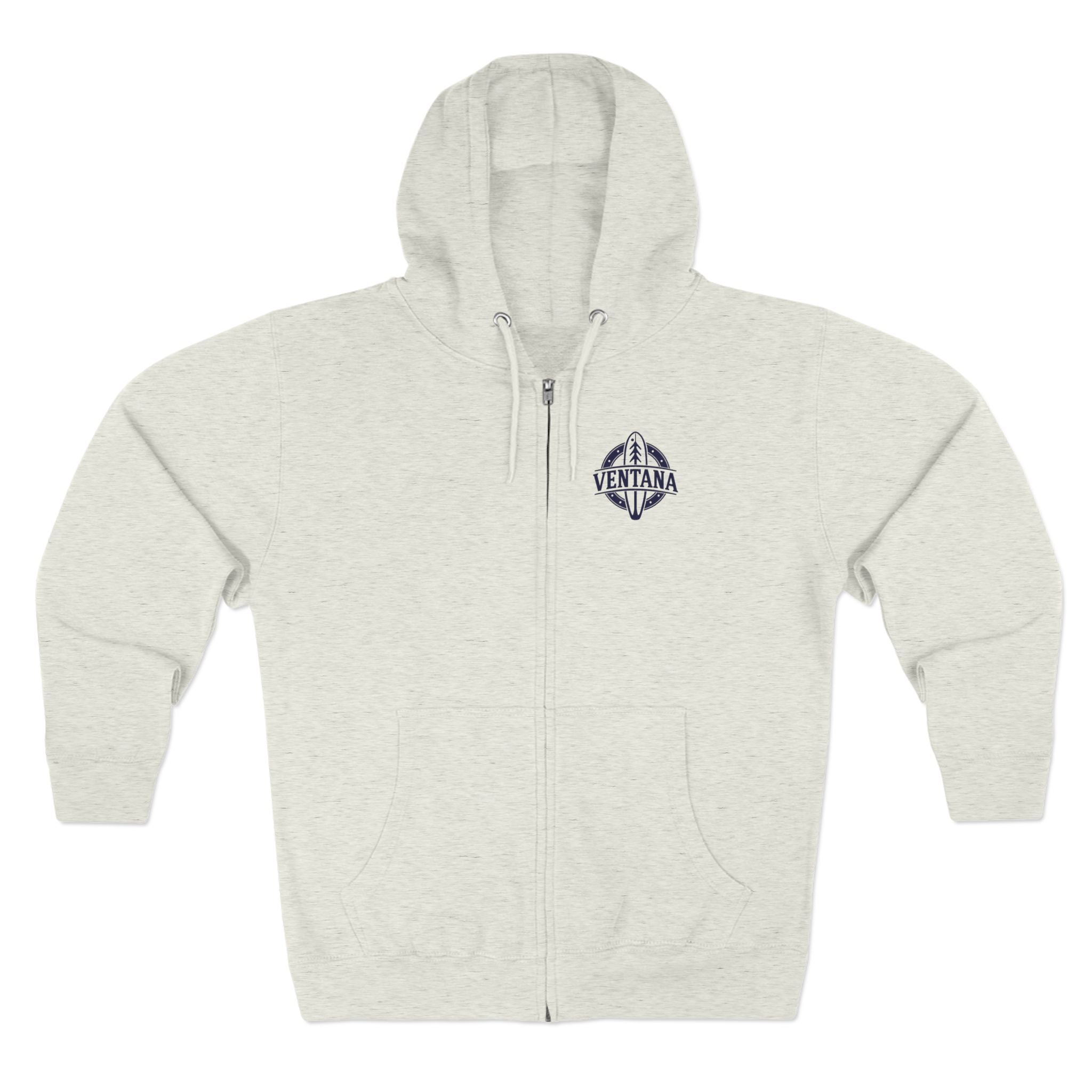 Ventana Marine Life by Lili Arnold Unisex - Zip Cotton Blend Fleece Hoodie