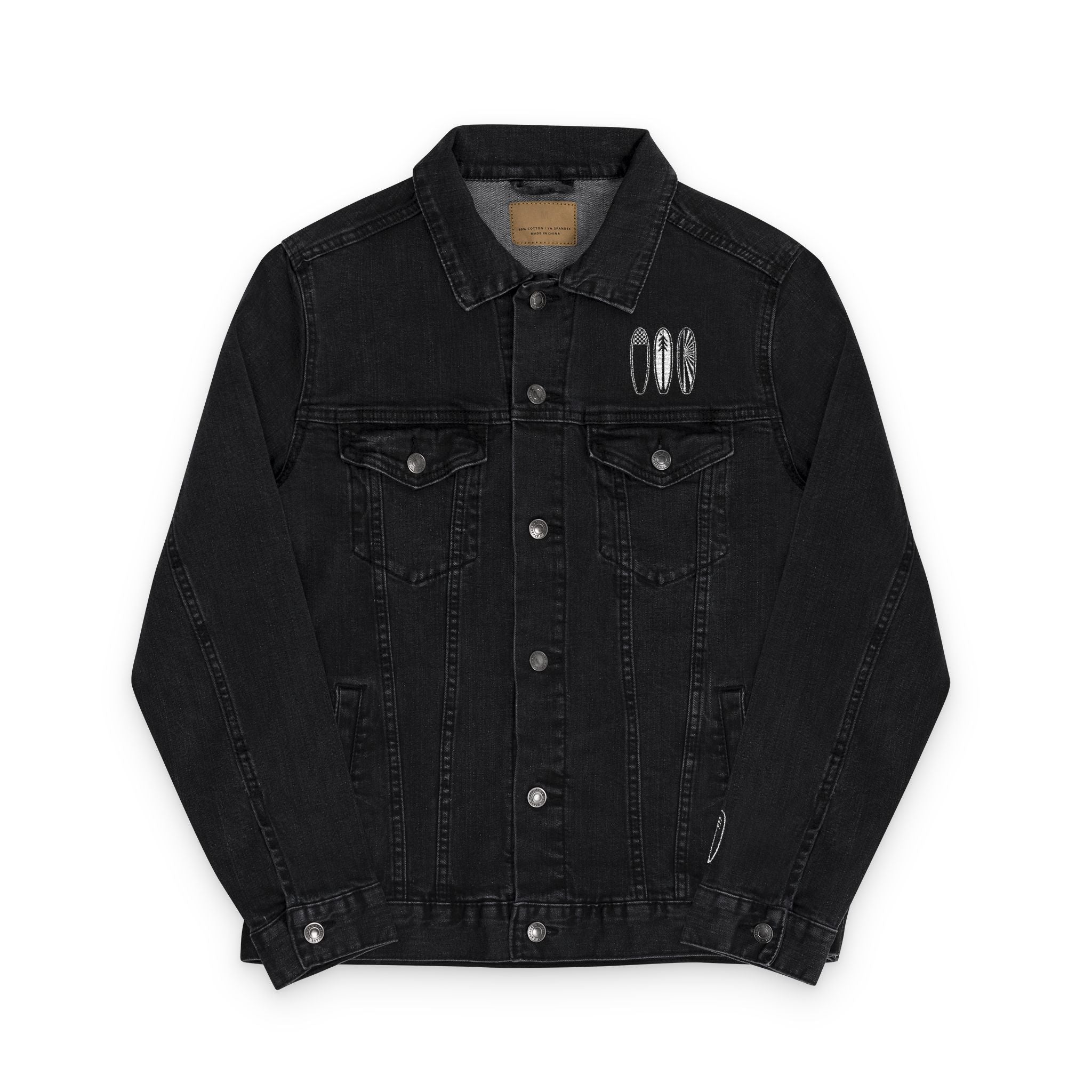 Ventana Three Boards Denim Embroidered Jacket Unisex
