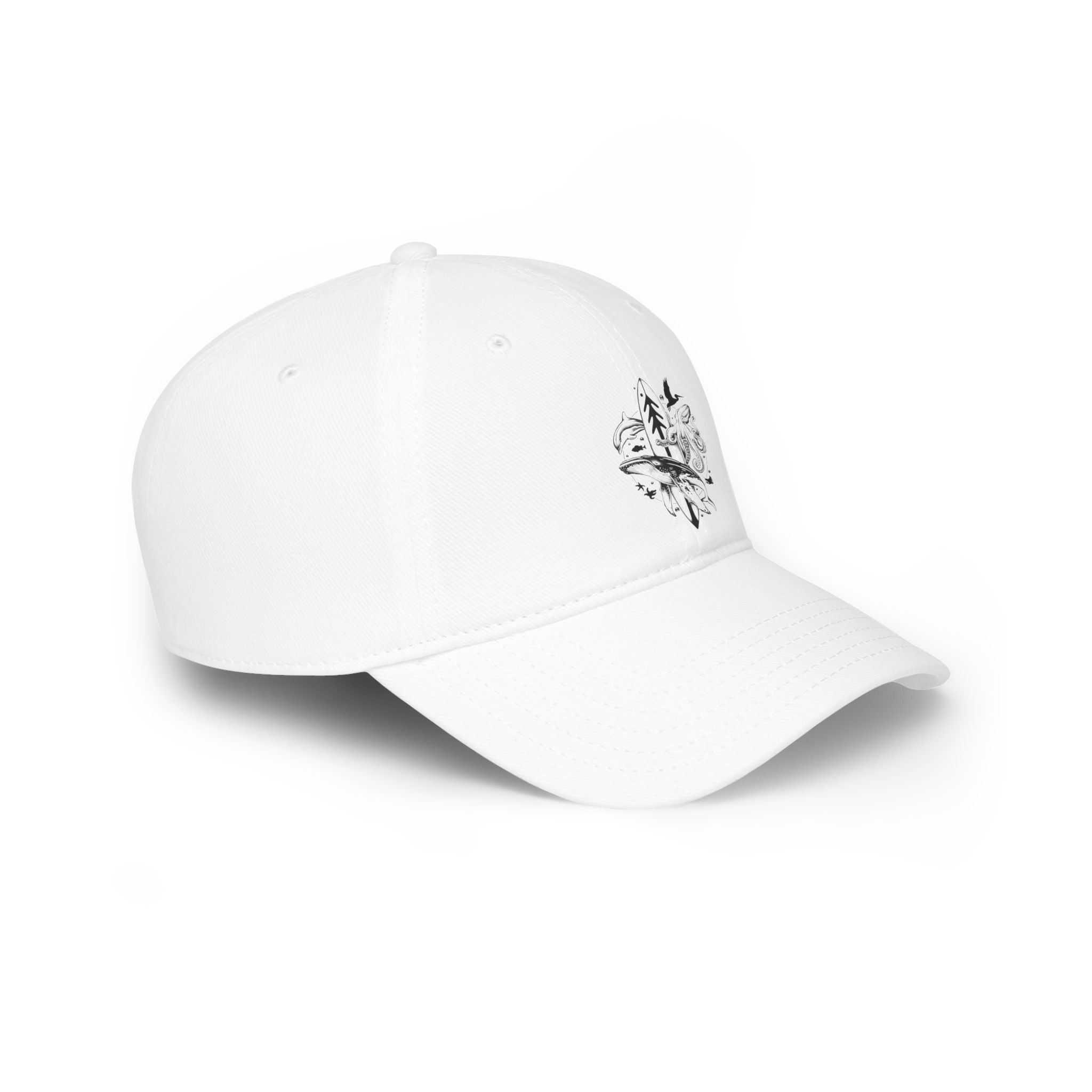 Ventana Monterey Bay by Thiago Bianchini Unisex - 100% Cotton Baseball Cap