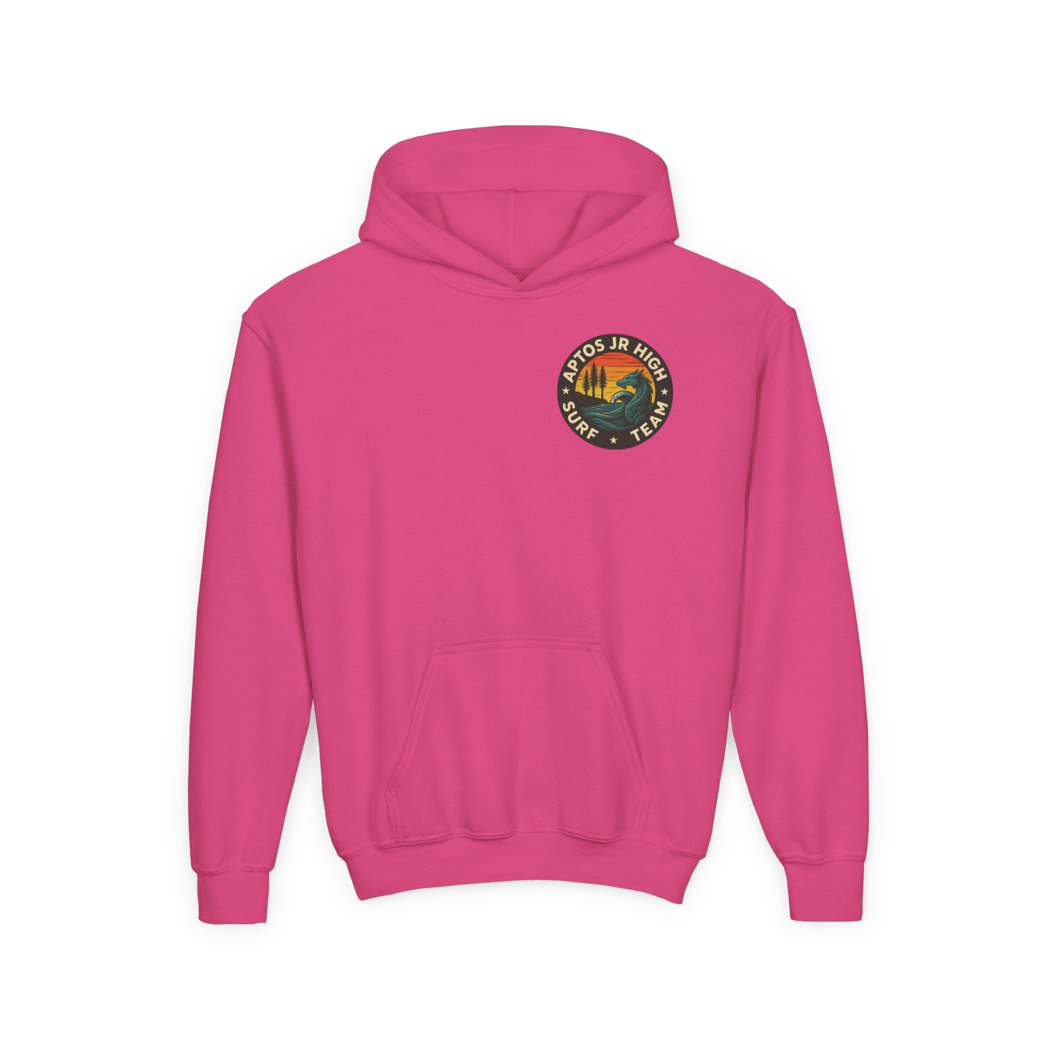 Aptos Jr High Surf Team Youth Pull-Over Hoodie - Heavy Blend Sweatshirt