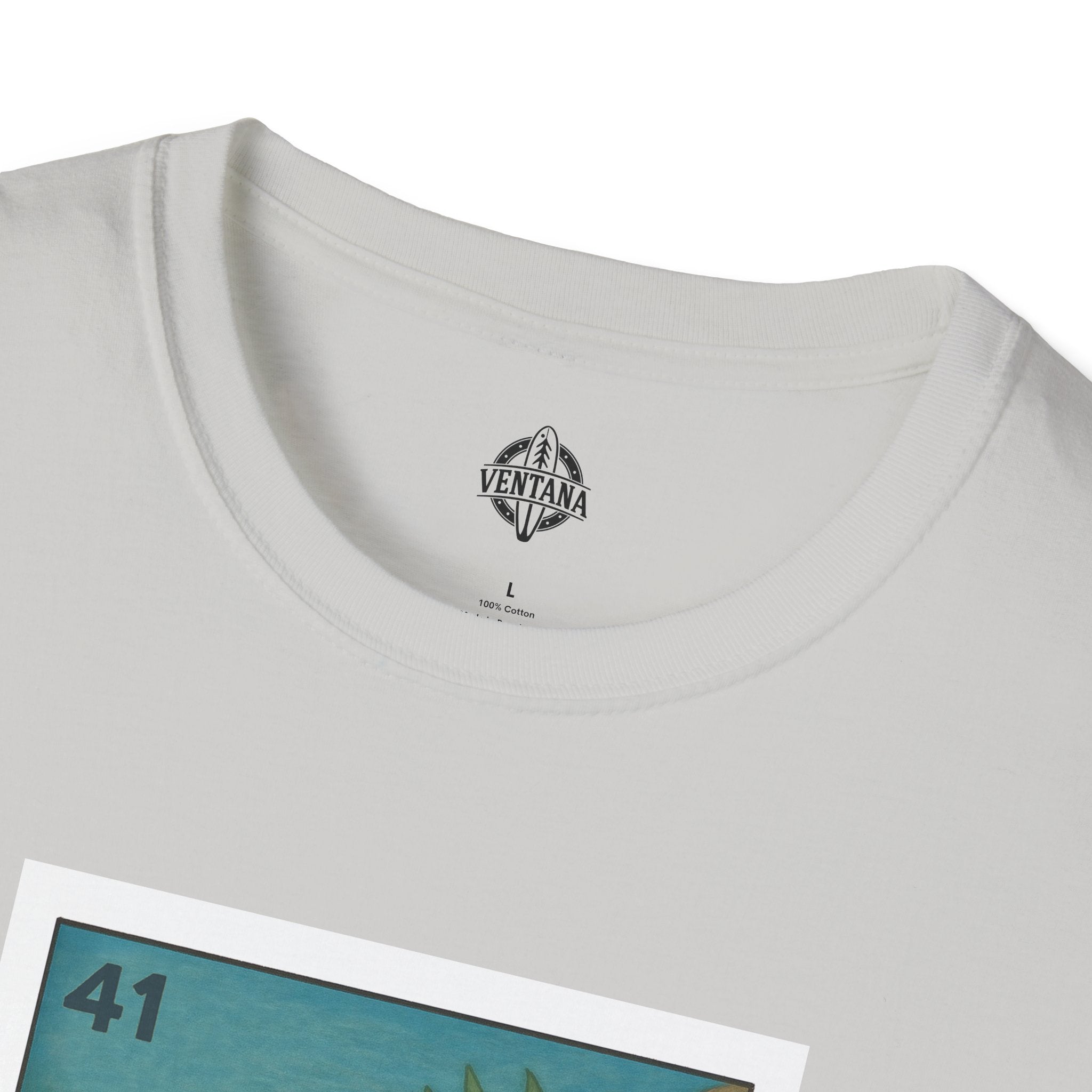 Crab Lotería Unisex - Soft Style U.S. Cotton T-Shirt (El Cangrejo)