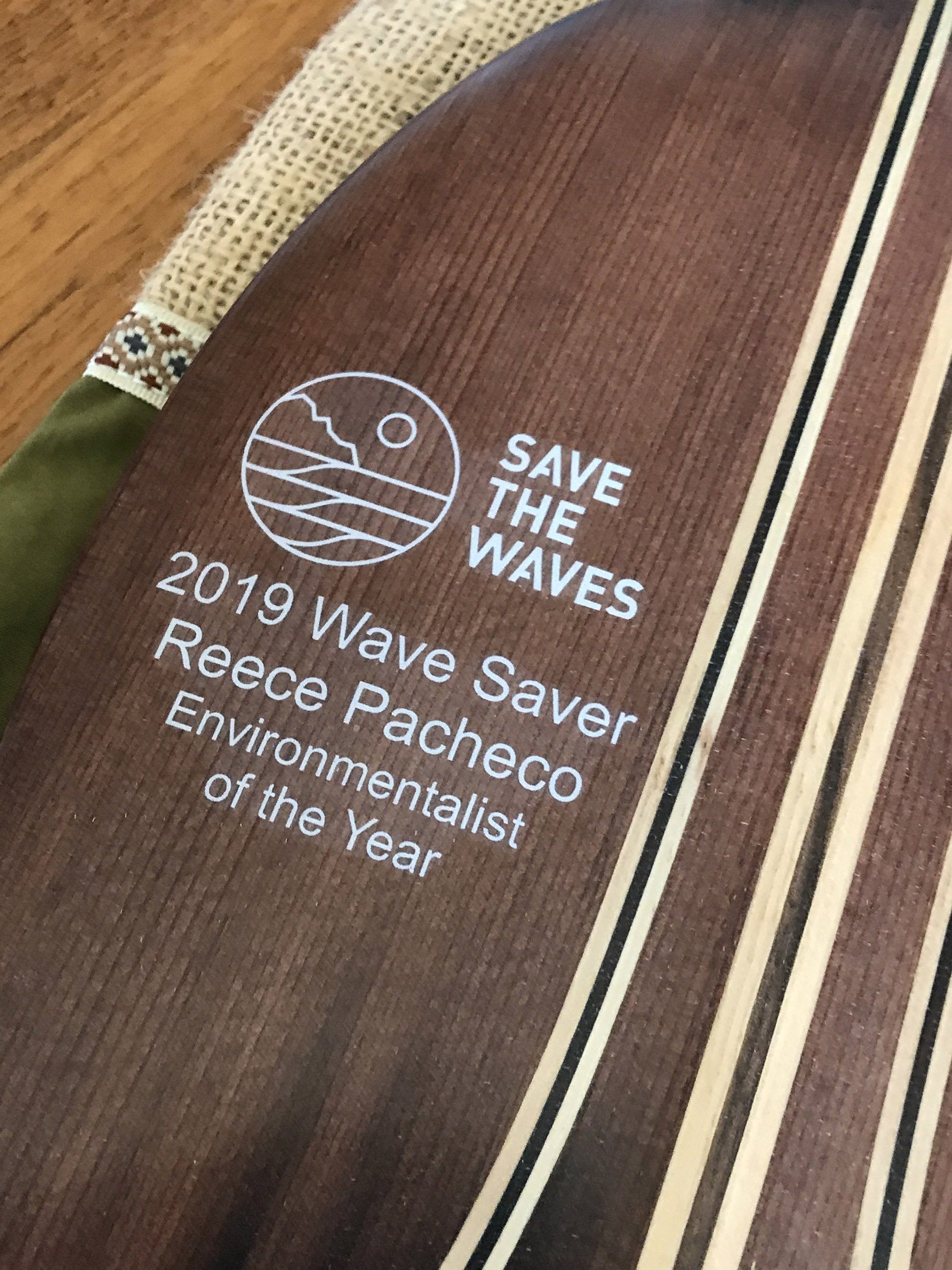 Handplane - Save The Waves "Wave Saver" Award Handplanes