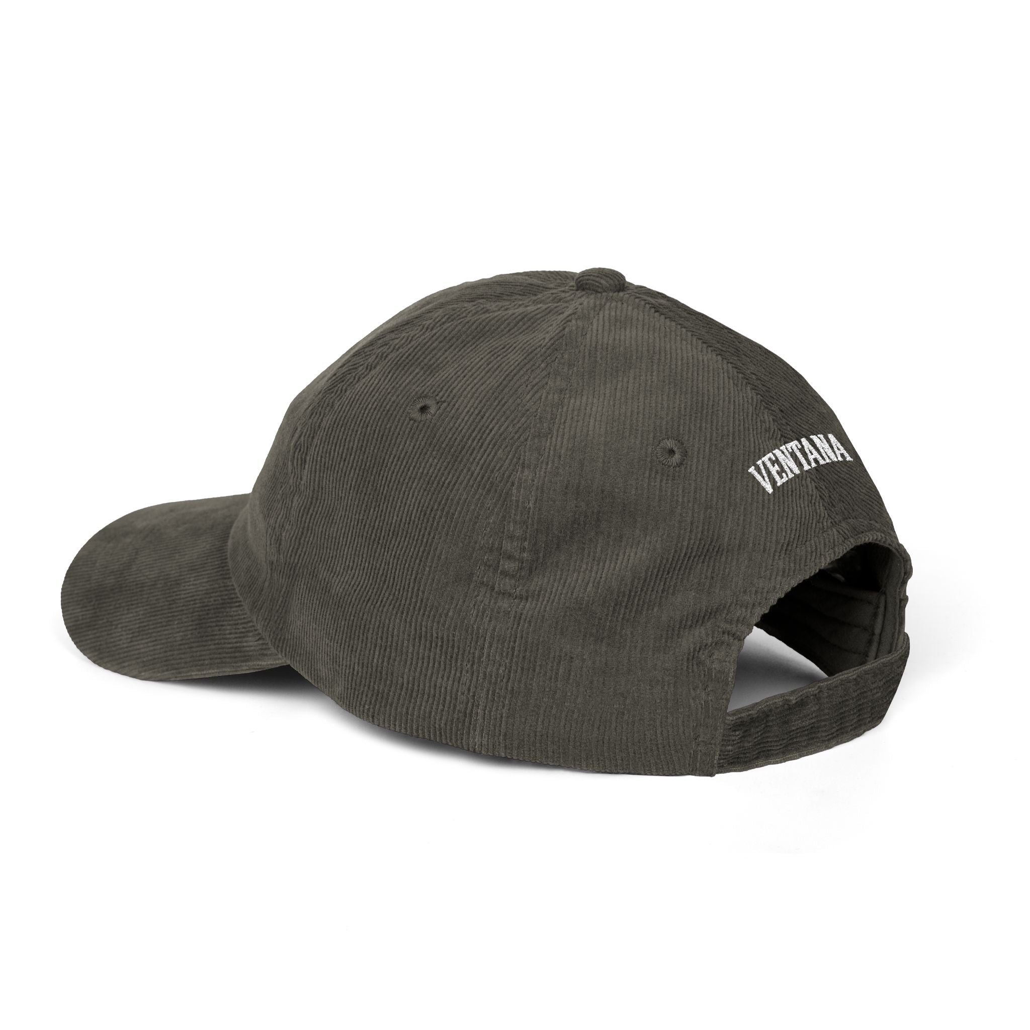 Aptos California Upside Down Embroidered Corduroy Cap - 100% Cotton