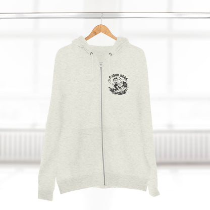Proud Kook Unisex - Zip Cotton Blend Fleece Hoodie