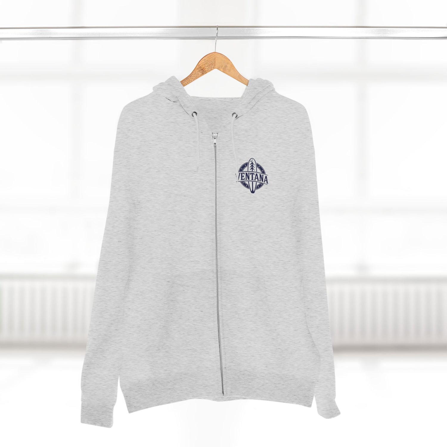Ventana Marine Life by Lili Arnold Unisex - Zip Cotton Blend Fleece Hoodie