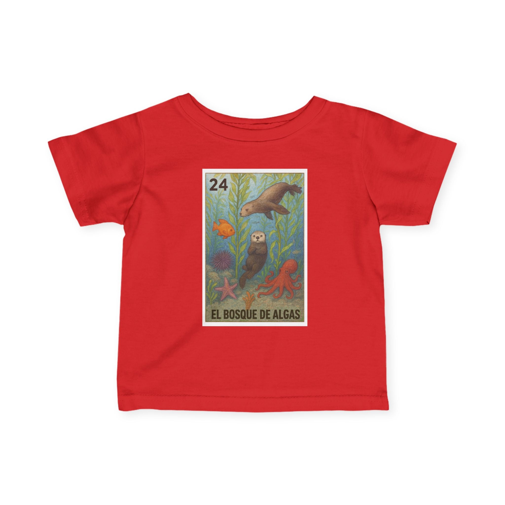 Kelp Forest Lotería - Infant 100% Cotton T-Shirt (El Bosque de Algas)