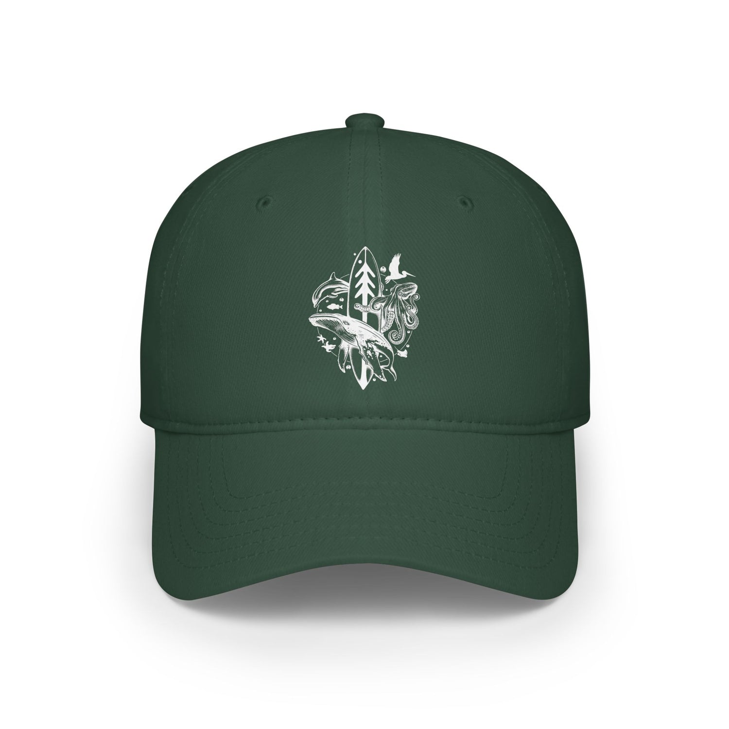Ventana Monterey Bay by Thiago Bianchini Unisex - 100% Cotton Baseball Cap