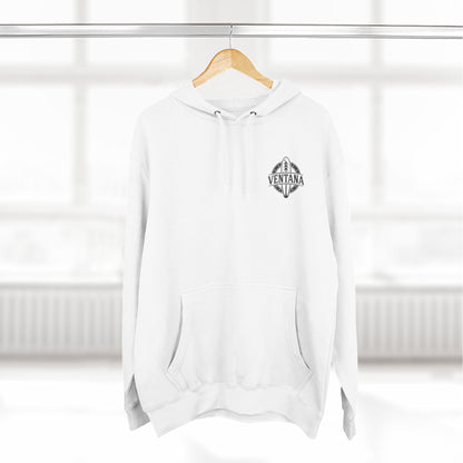Ventana Surfsquatch by Thiago Bianchini Unisex - Pull-Over Cotton Blend Fleece Hoodie