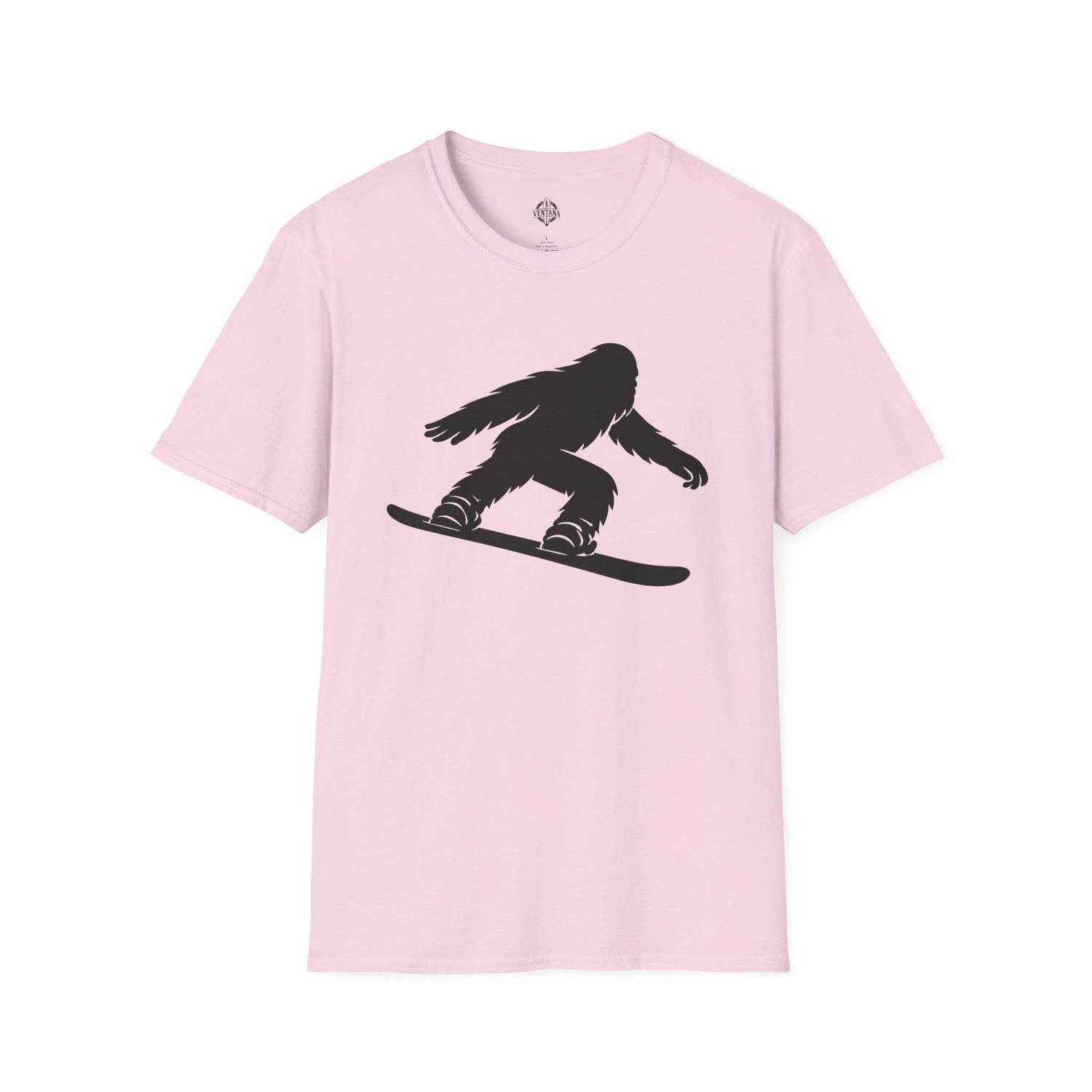 Ventana Shreddy Yeti Snowboard Unisex - U.S. Cotton T-Shirt