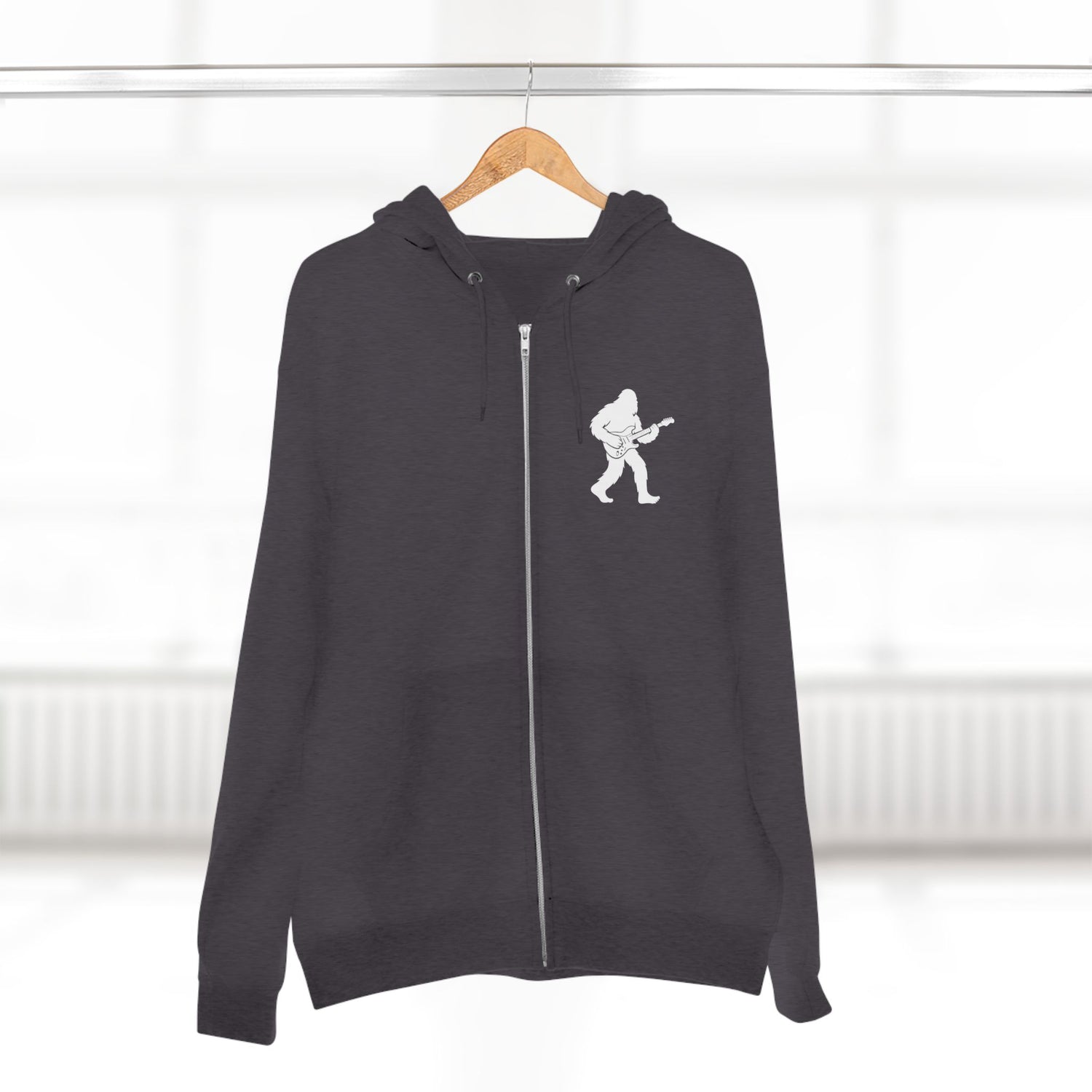 Ventana Jamsquatch Unisex - Zip Cotton Blend Fleece Hoodie