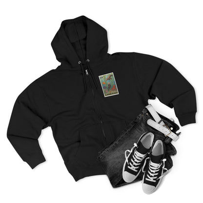 Kelp Forest Lotería Unisex - Zip Cotton Blend Fleece Hoodie (El Bosque de Algas)
