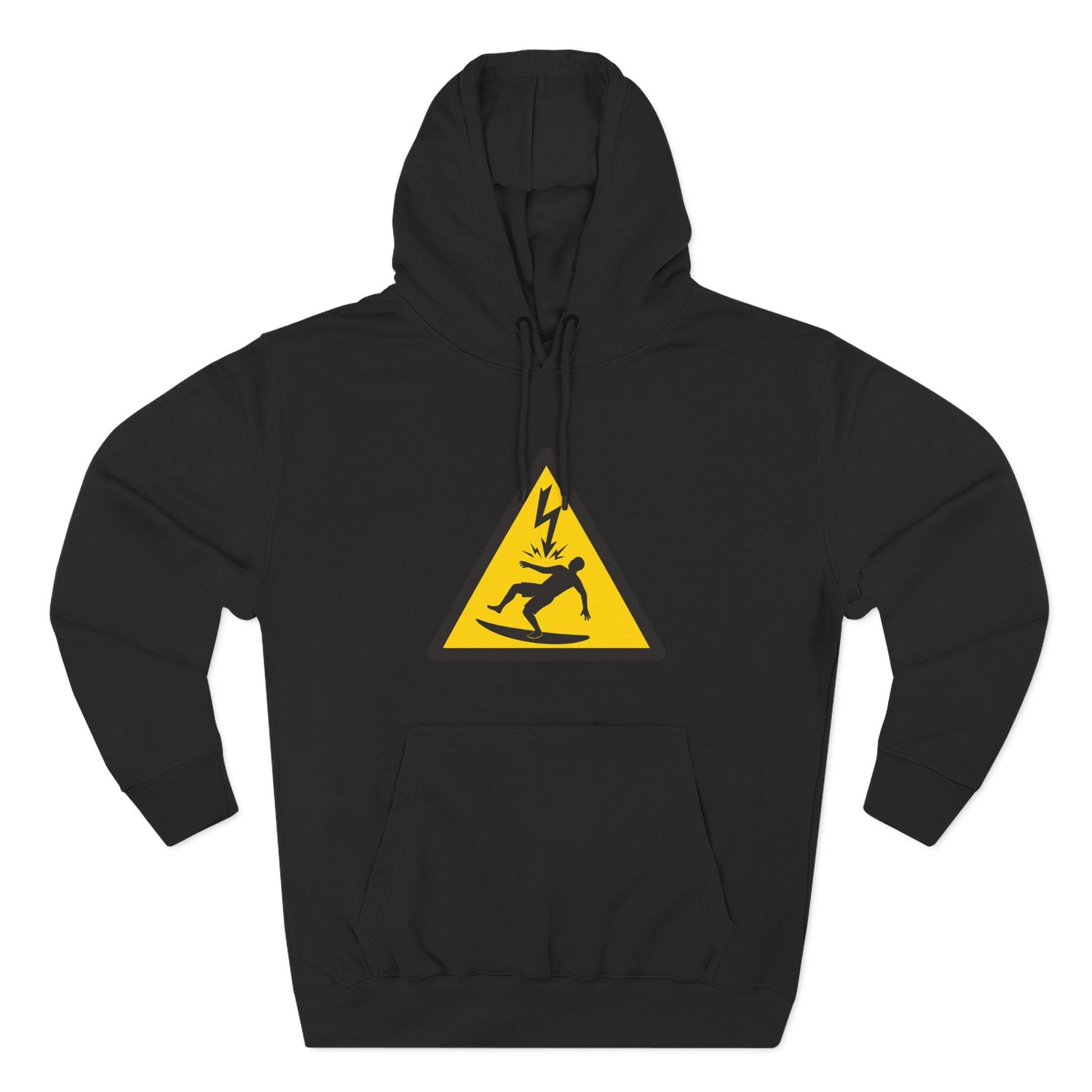 Electric Surfer Unisex - Pull-Over Cotton Blend Fleece Hoodie