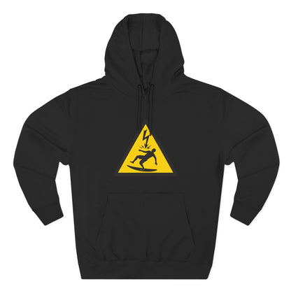 Electric Surfer Unisex - Pull-Over Cotton Blend Fleece Hoodie