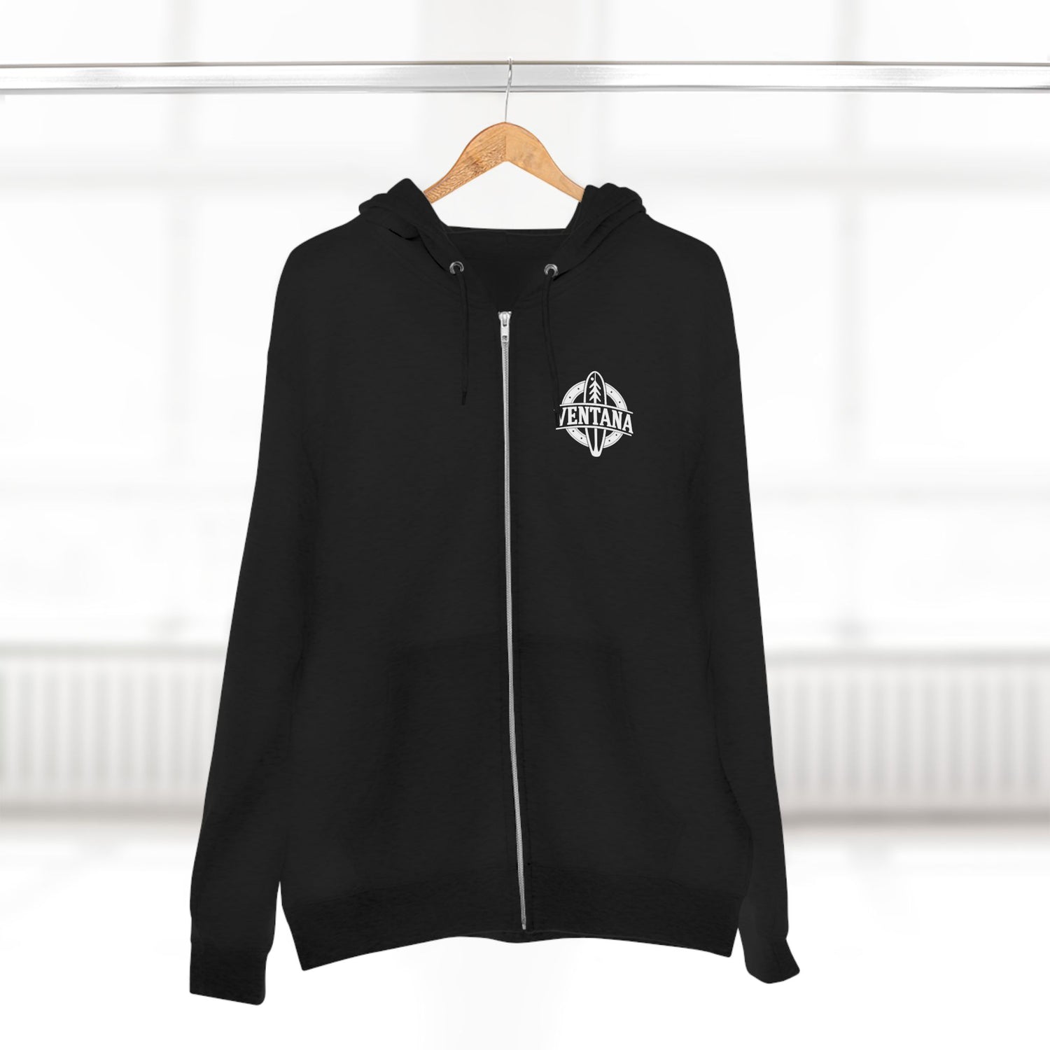 Ventana Marine Life by Lili Arnold Unisex - Zip Cotton Blend Fleece Hoodie