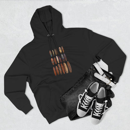 Ventana Wooden Surfboards Unisex - Pull-Over Cotton Blend Fleece Hoodie