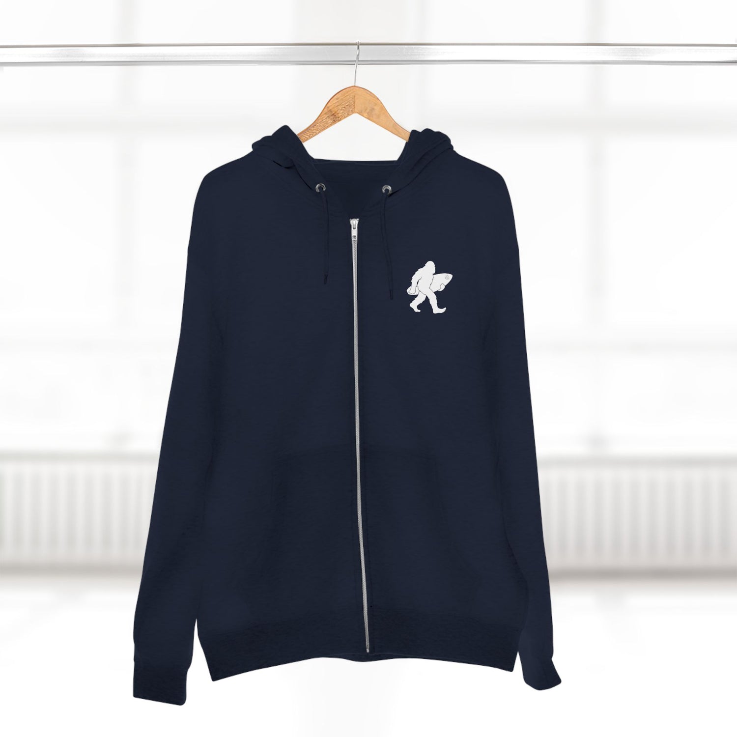 Ventana Surfsquatch Unisex - Zip Cotton Blend Fleece Hoodie