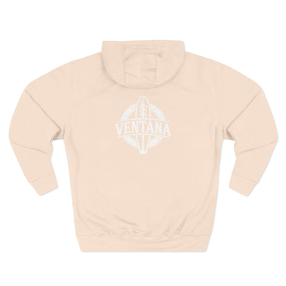 Ventana Treefish Logo - Pull-Over Cotton Blend Fleece Hoodie