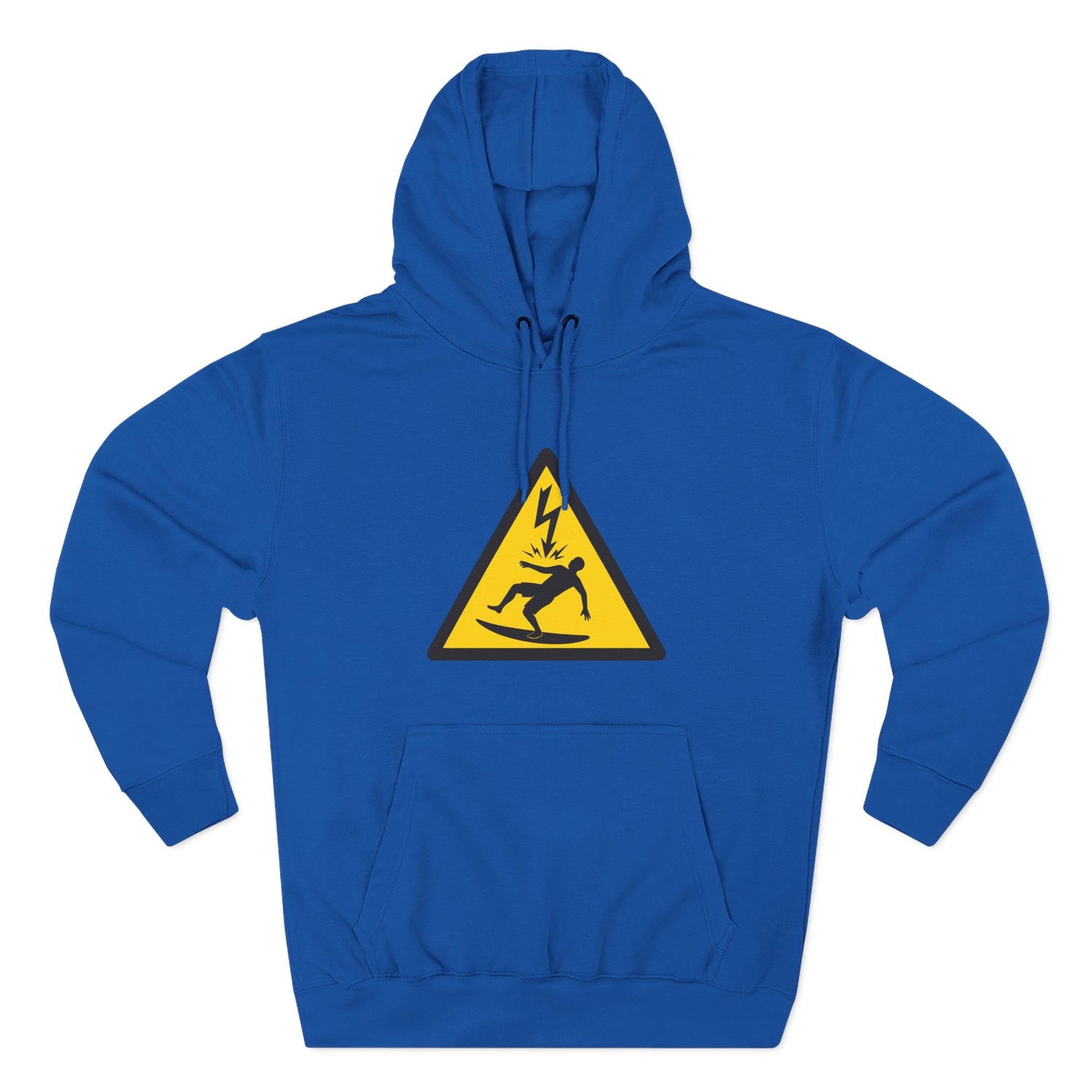 Electric Surfer Unisex - Pull-Over Cotton Blend Fleece Hoodie