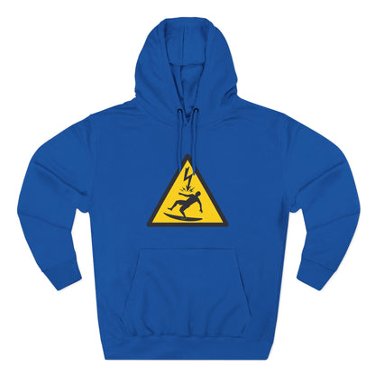 Electric Surfer Unisex - Pull-Over Cotton Blend Fleece Hoodie