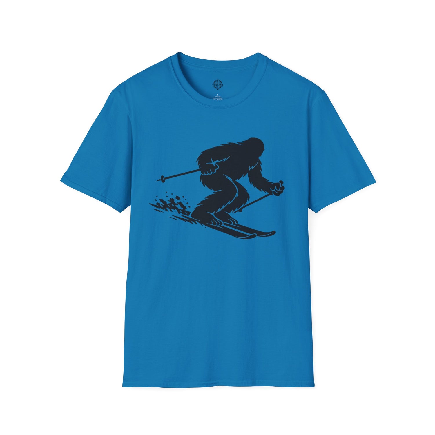 Ventana Shreddy Yeti Ski Unisex - U.S. Cotton T-Shirt