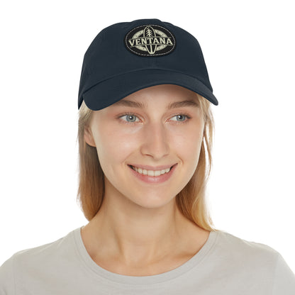 Ventana Treefish Logo Vegan Leather Patch Hat