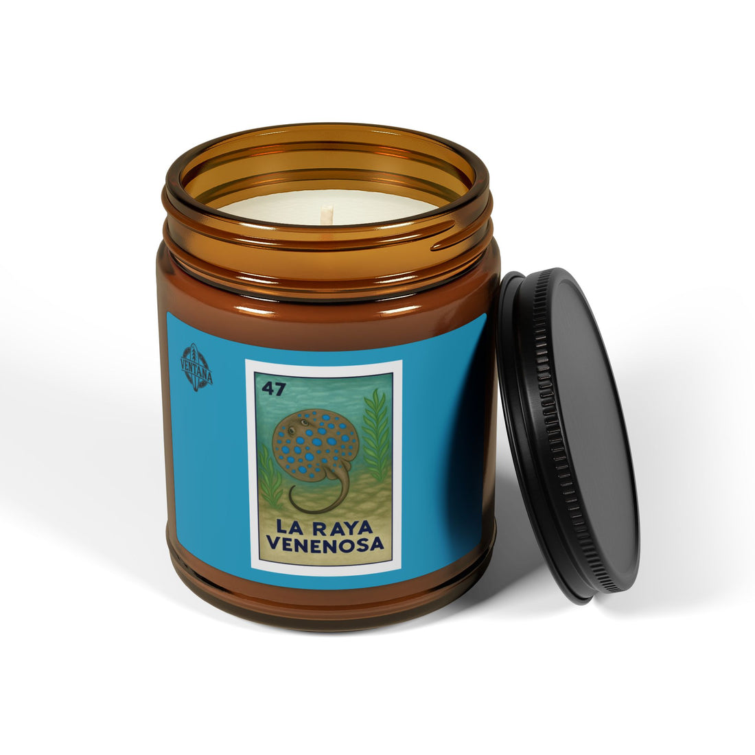 Stingray Lotería - Scented Soy Candle (La Medusa)