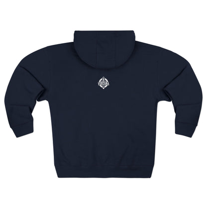 Octopus Lotería Unisex - Zip Cotton Blend Fleece Hoodie (El Pulpo)