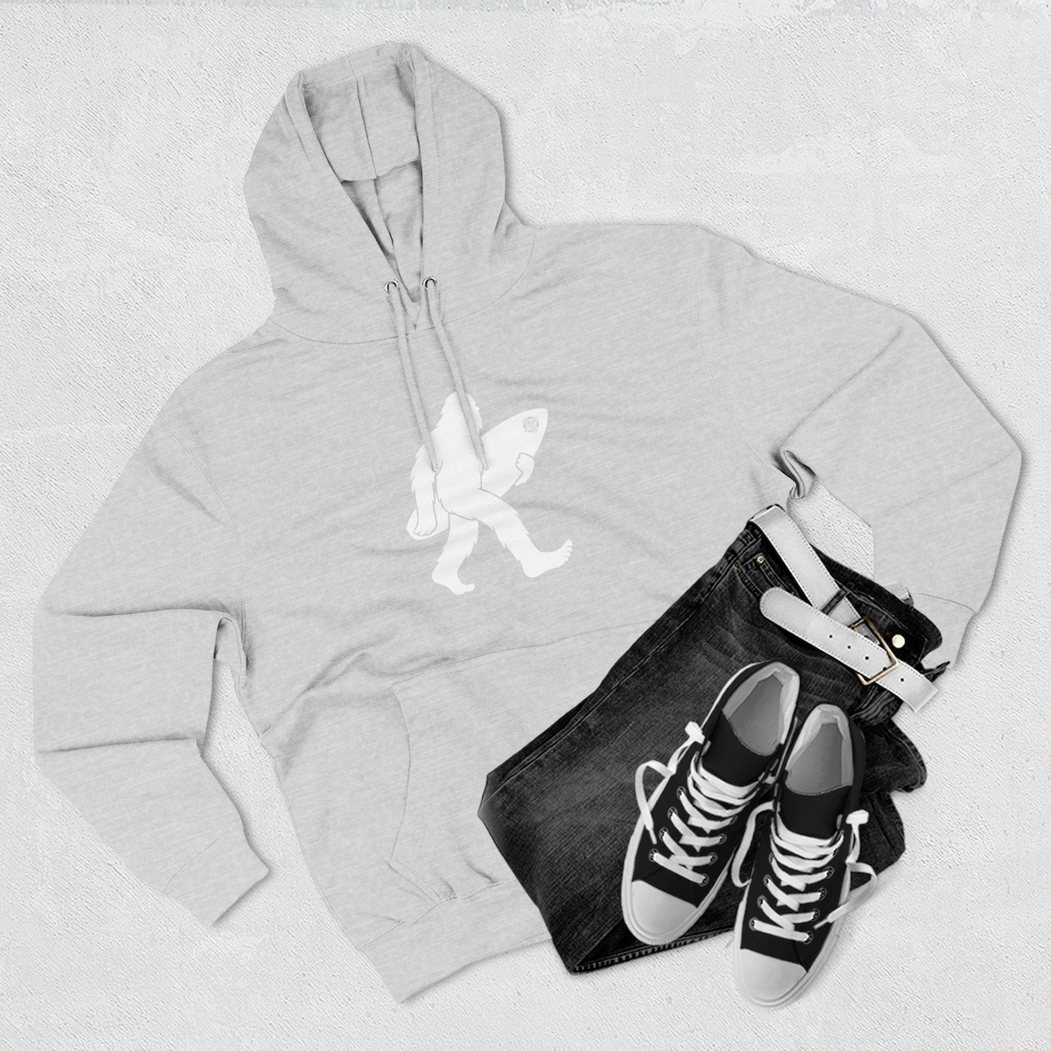 Ventana Surfsquatch Unisex - Pull-Over Cotton Blend Fleece Hoodie