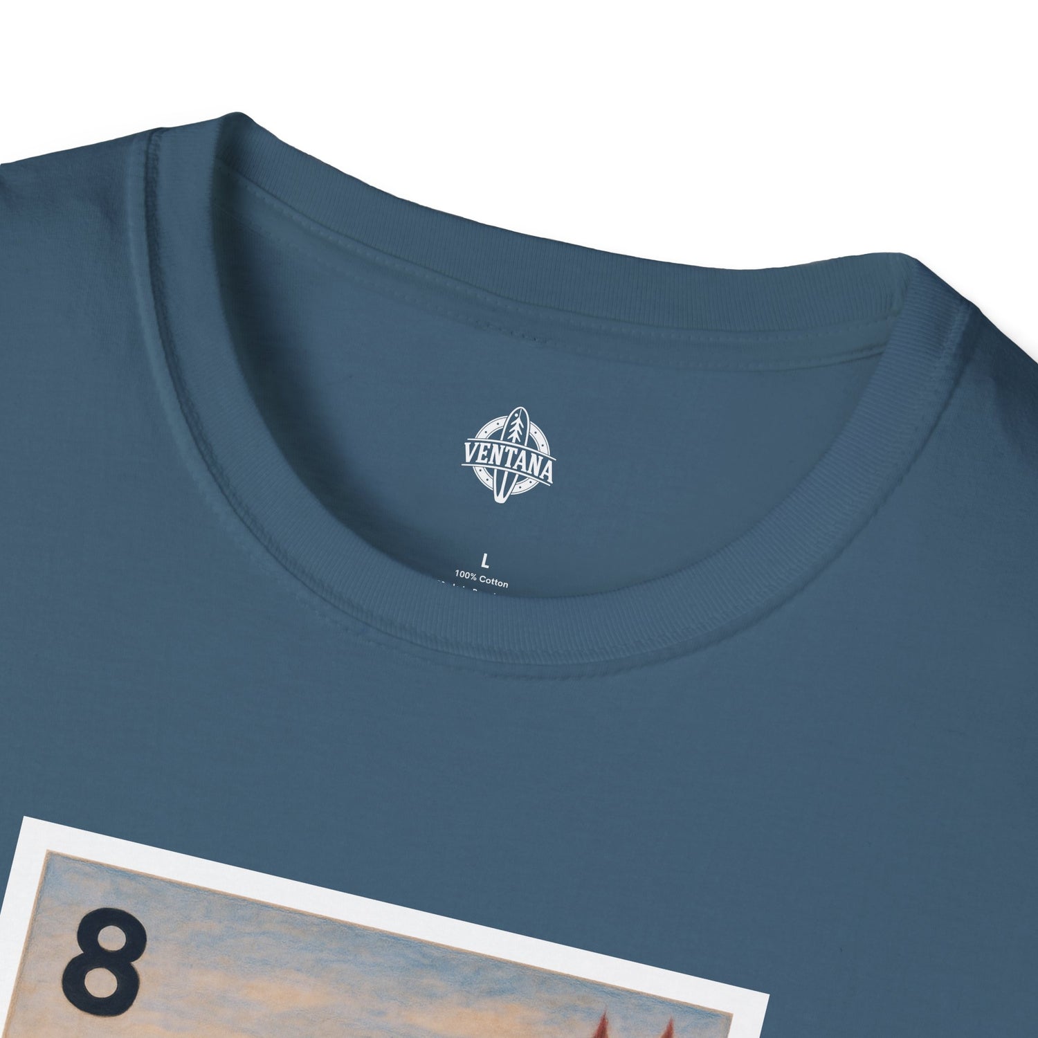 Sea Otter Lotería Unisex - Soft Style U.S. Cotton T-Shirt (La Nutria)