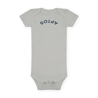 Aptos California Upside Down - Baby Short Sleeve 100% Cotton Onesie