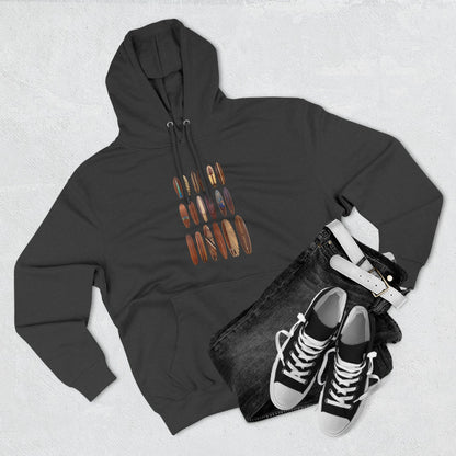 Ventana Wooden Surfboards Unisex - Pull-Over Cotton Blend Fleece Hoodie
